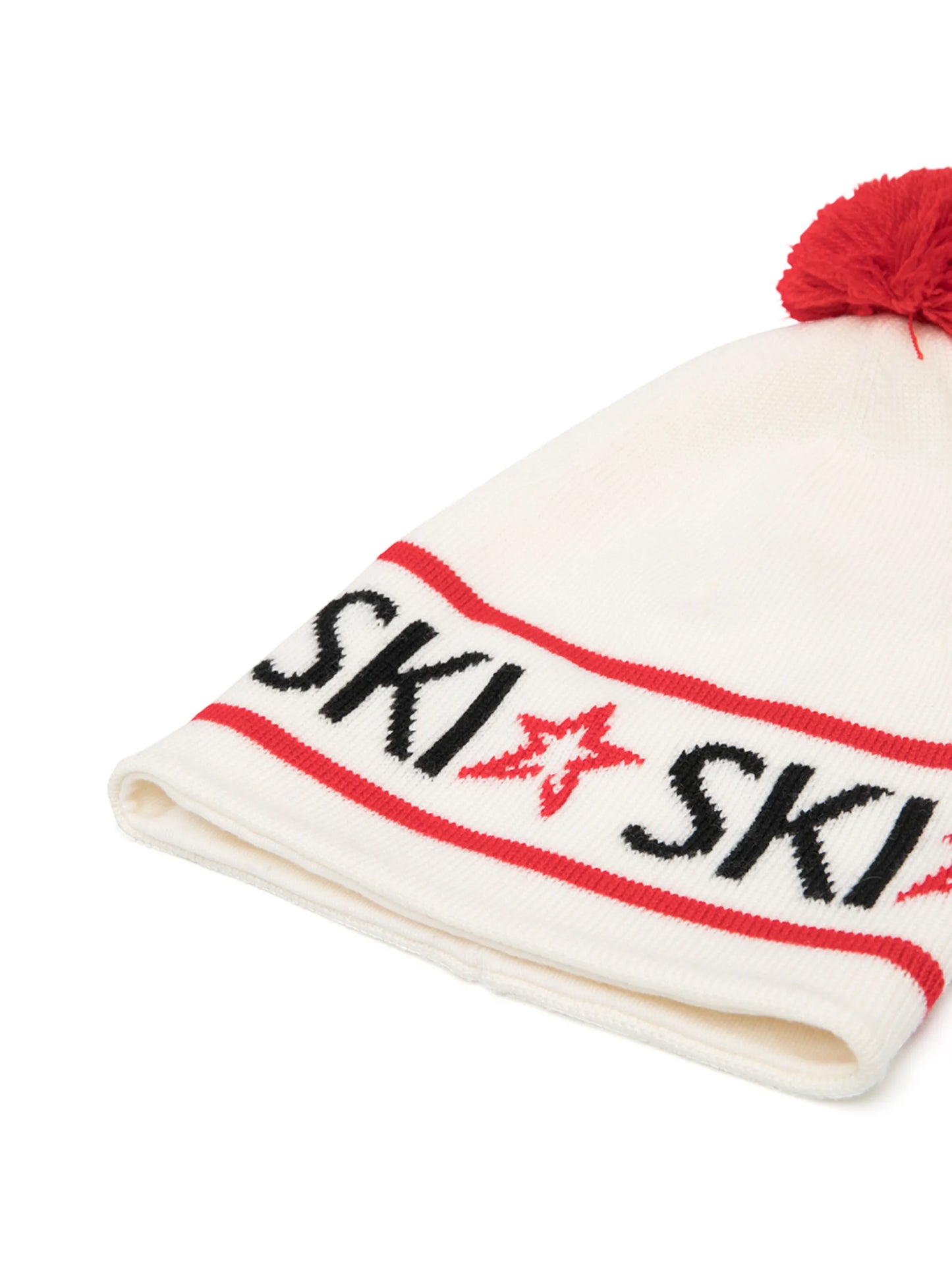 Ski merino beanie hat