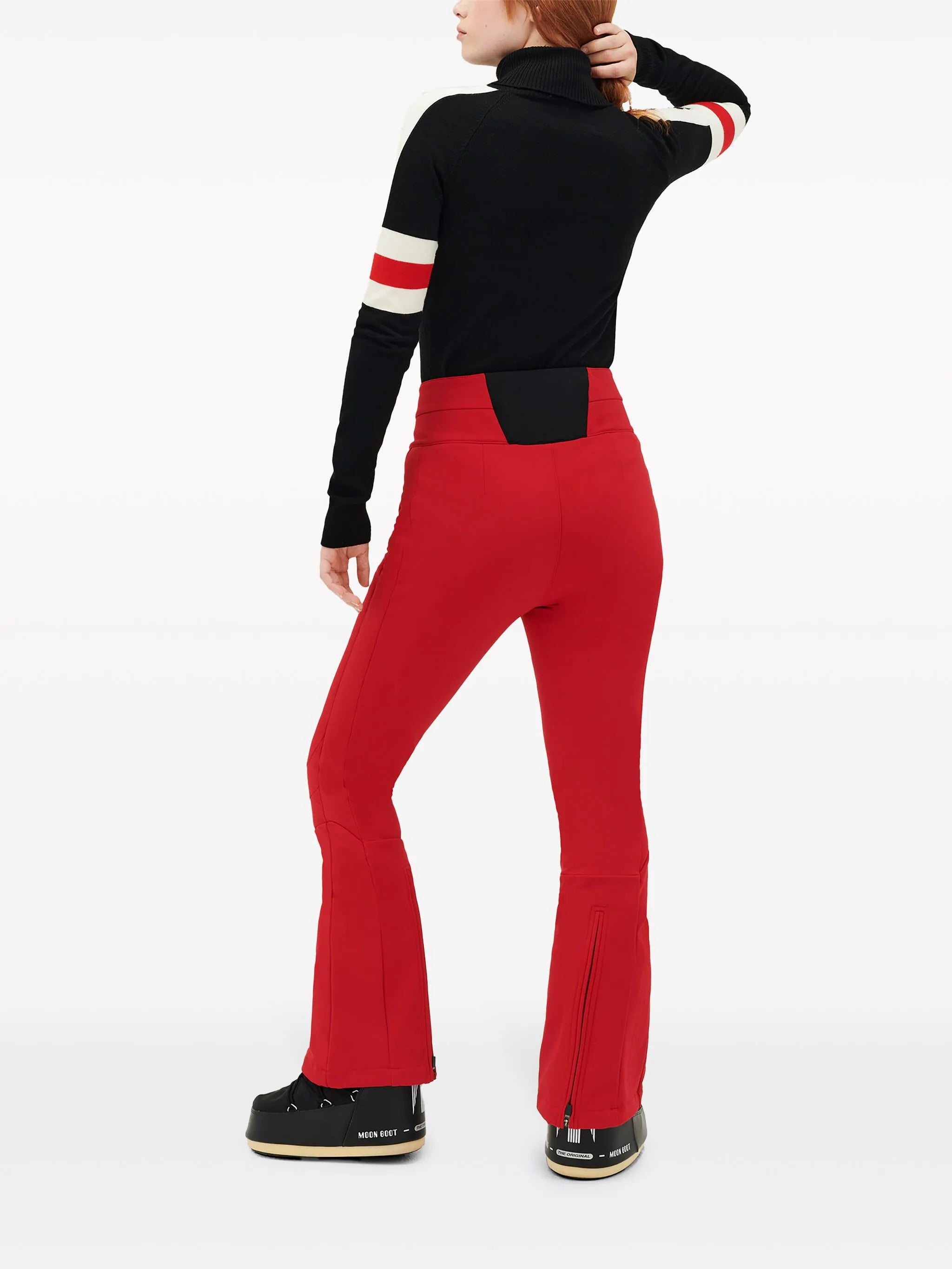 Aurora high-rise flared trousers