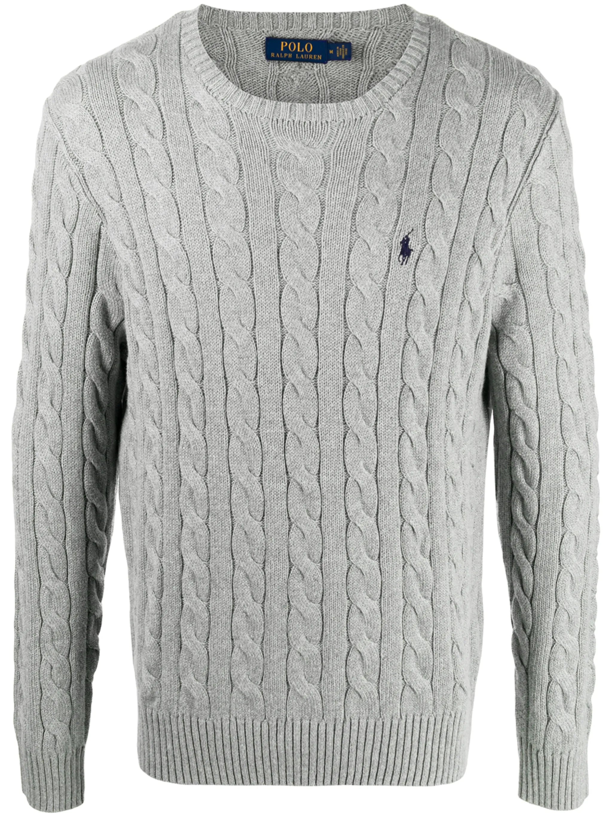 cable knit knitted sweatshirt