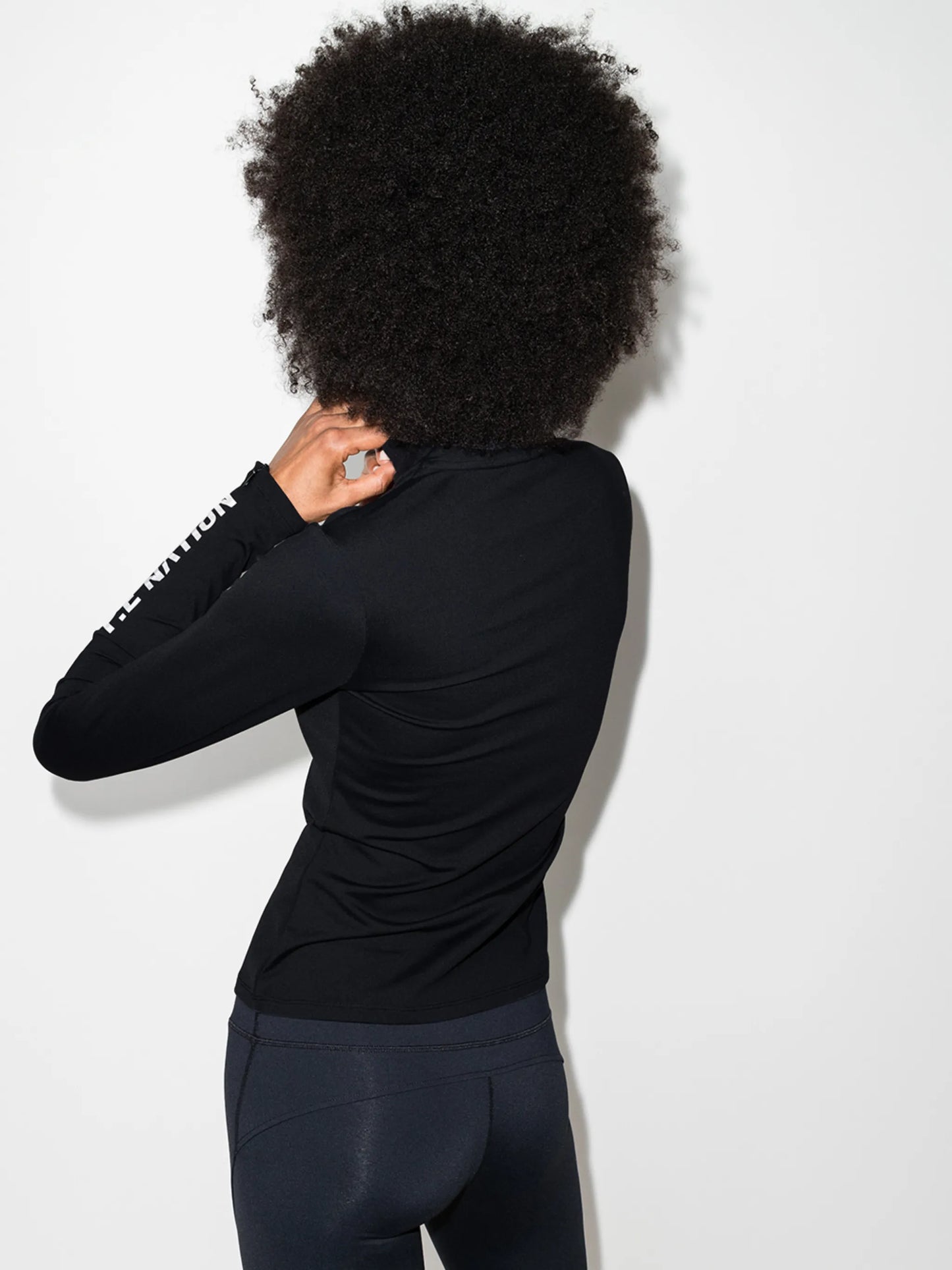 Run half-zip base layer top