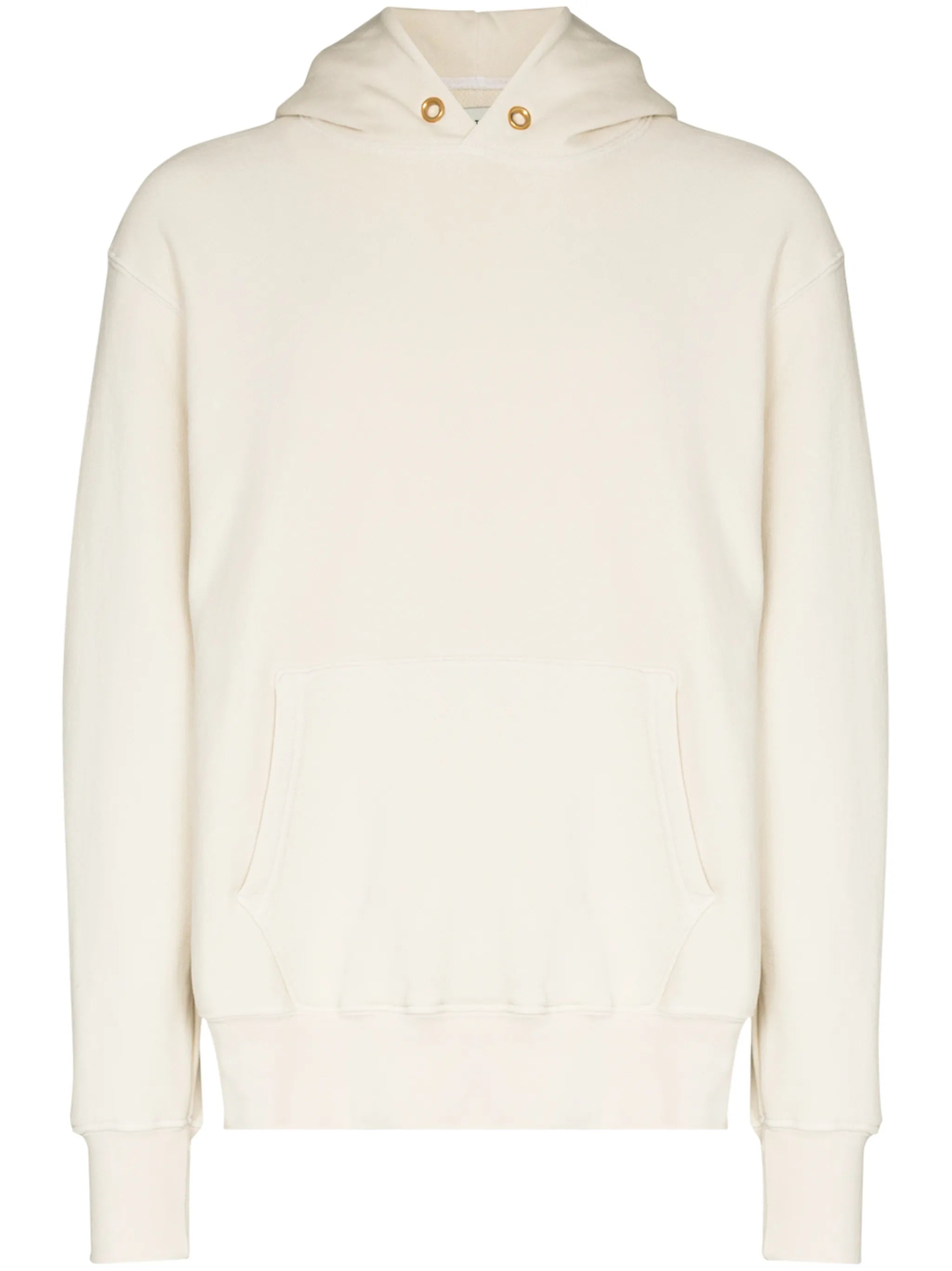 pouch-pocket cotton hoodie