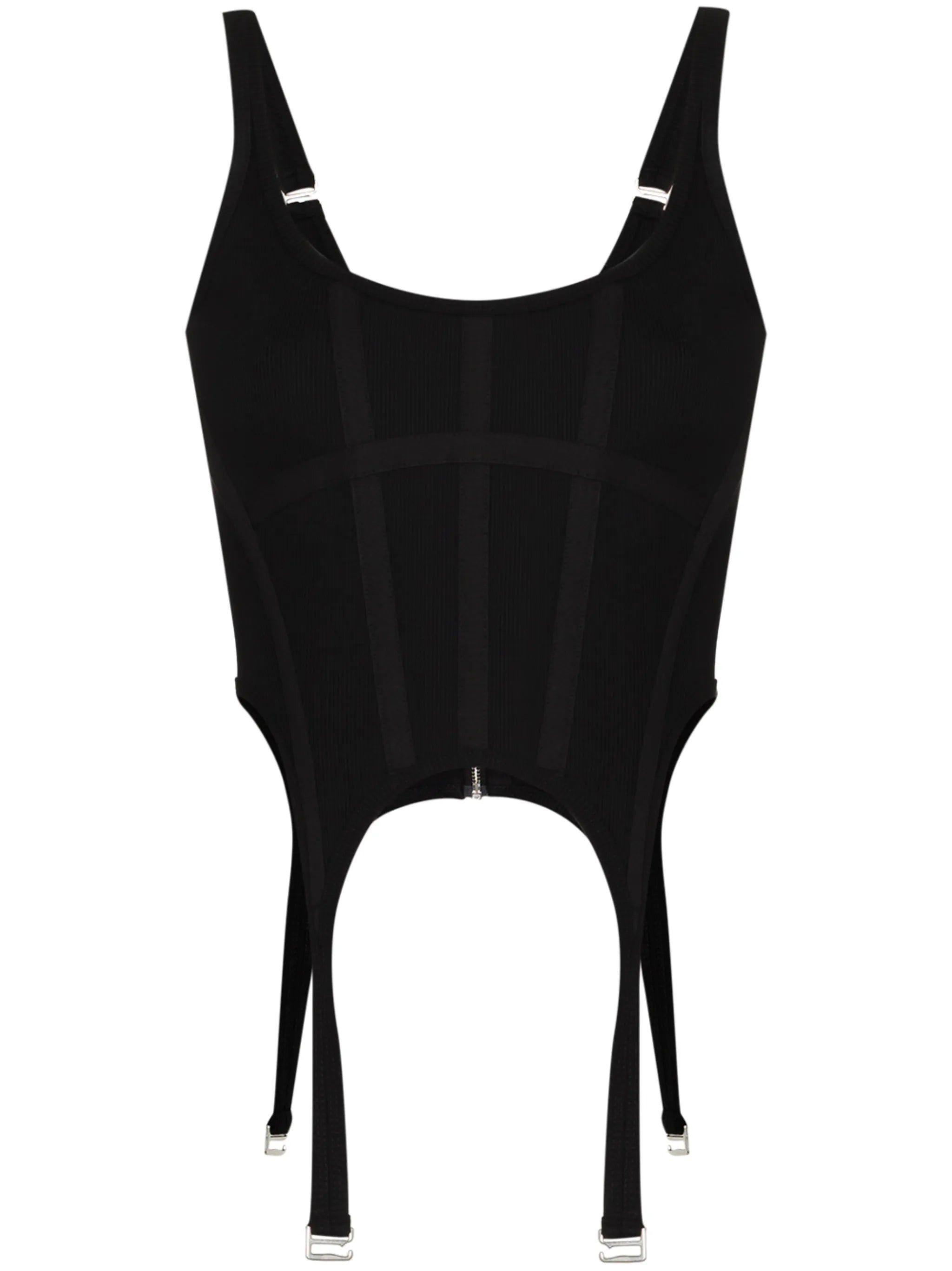 panelled corset top