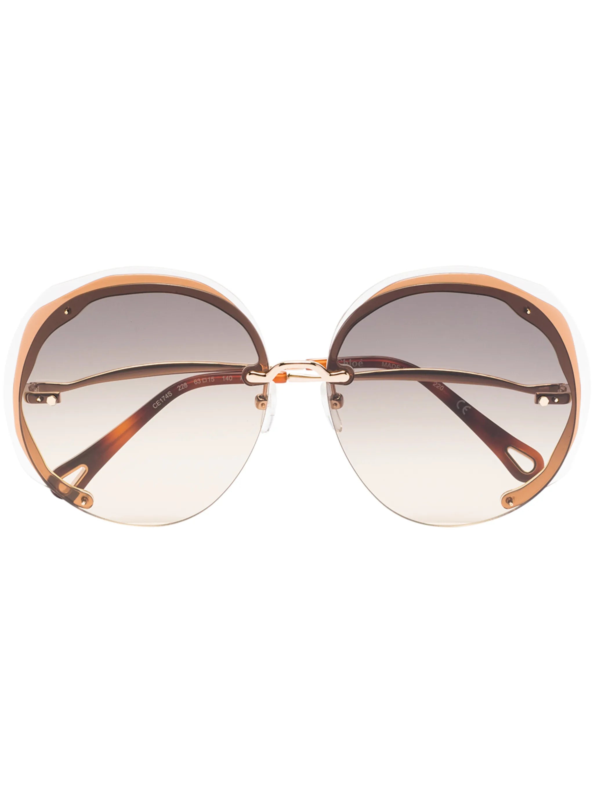 oversized-frame sunglasses