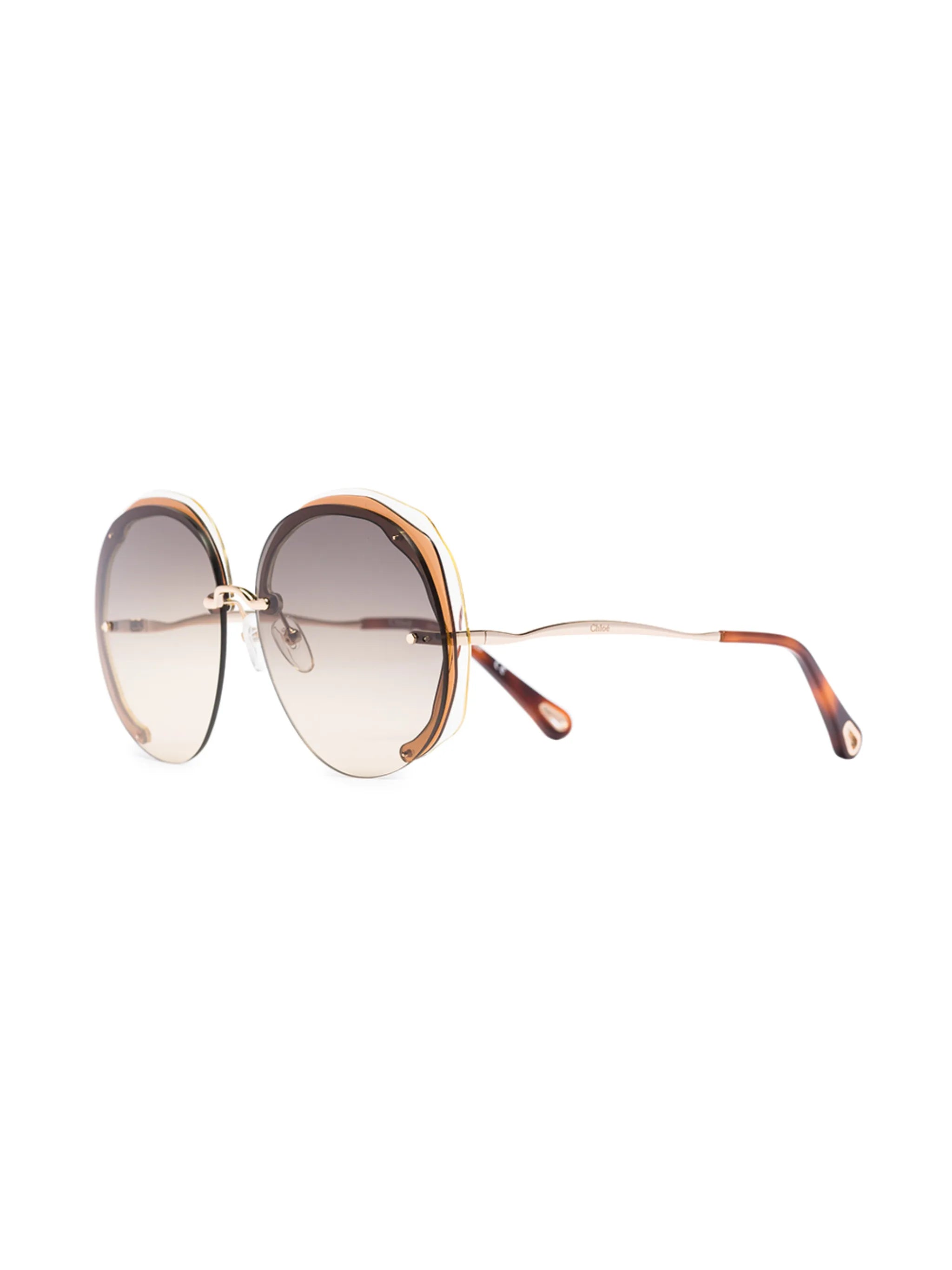 oversized-frame sunglasses