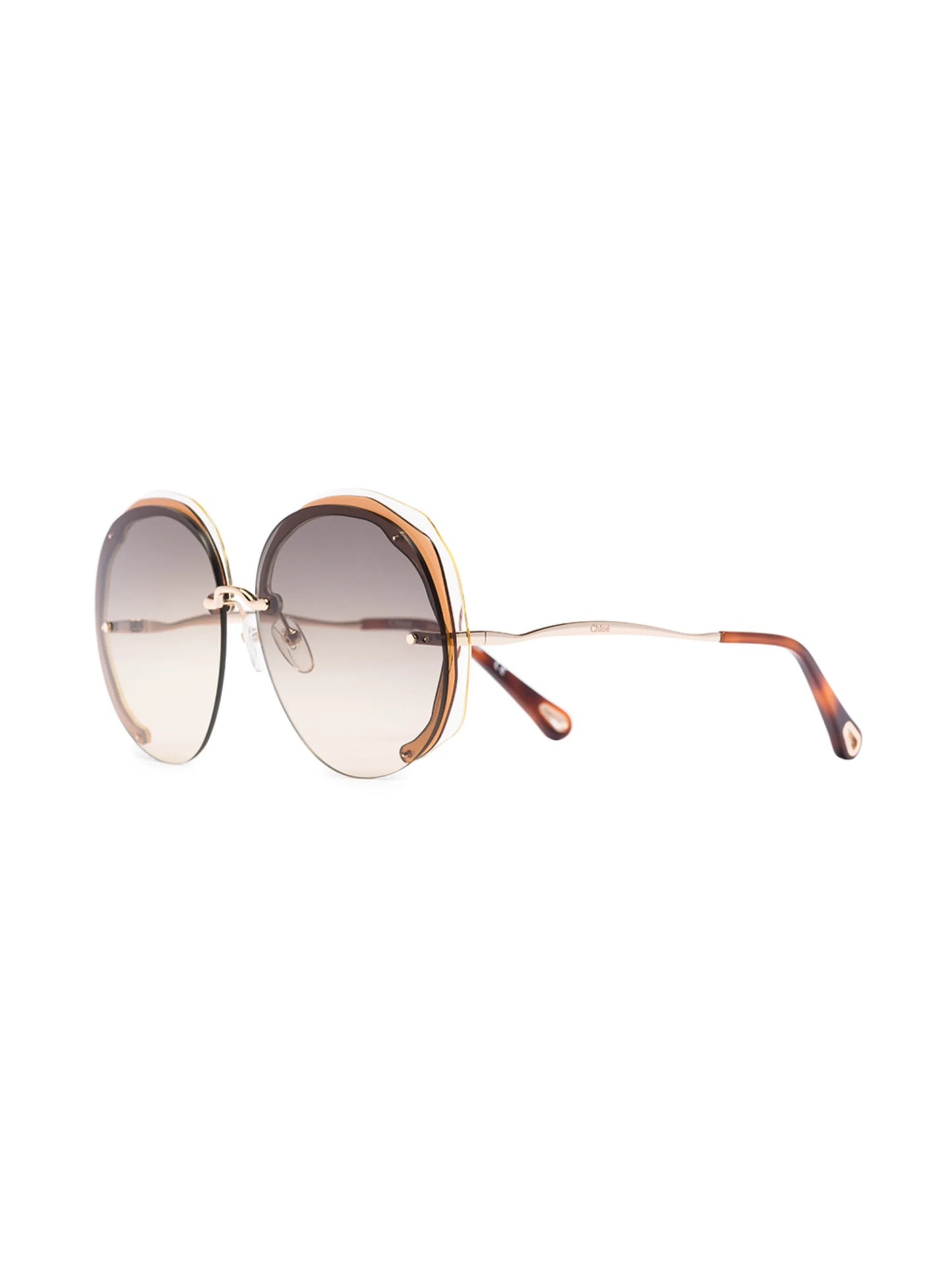 oversized-frame sunglasses