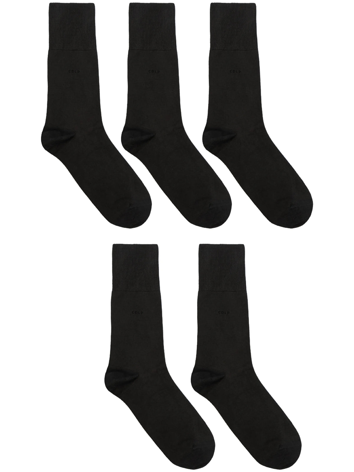 ribbed-edge five-set socks