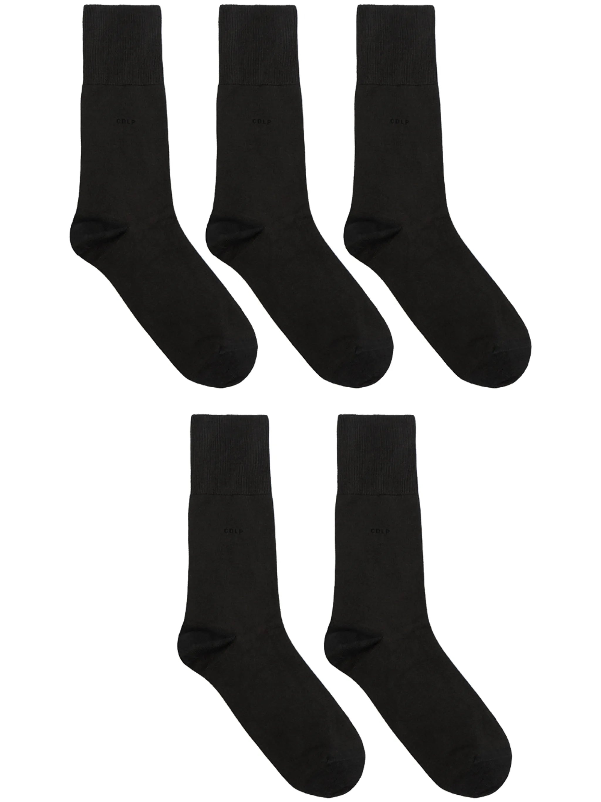 ribbed-edge five-set socks