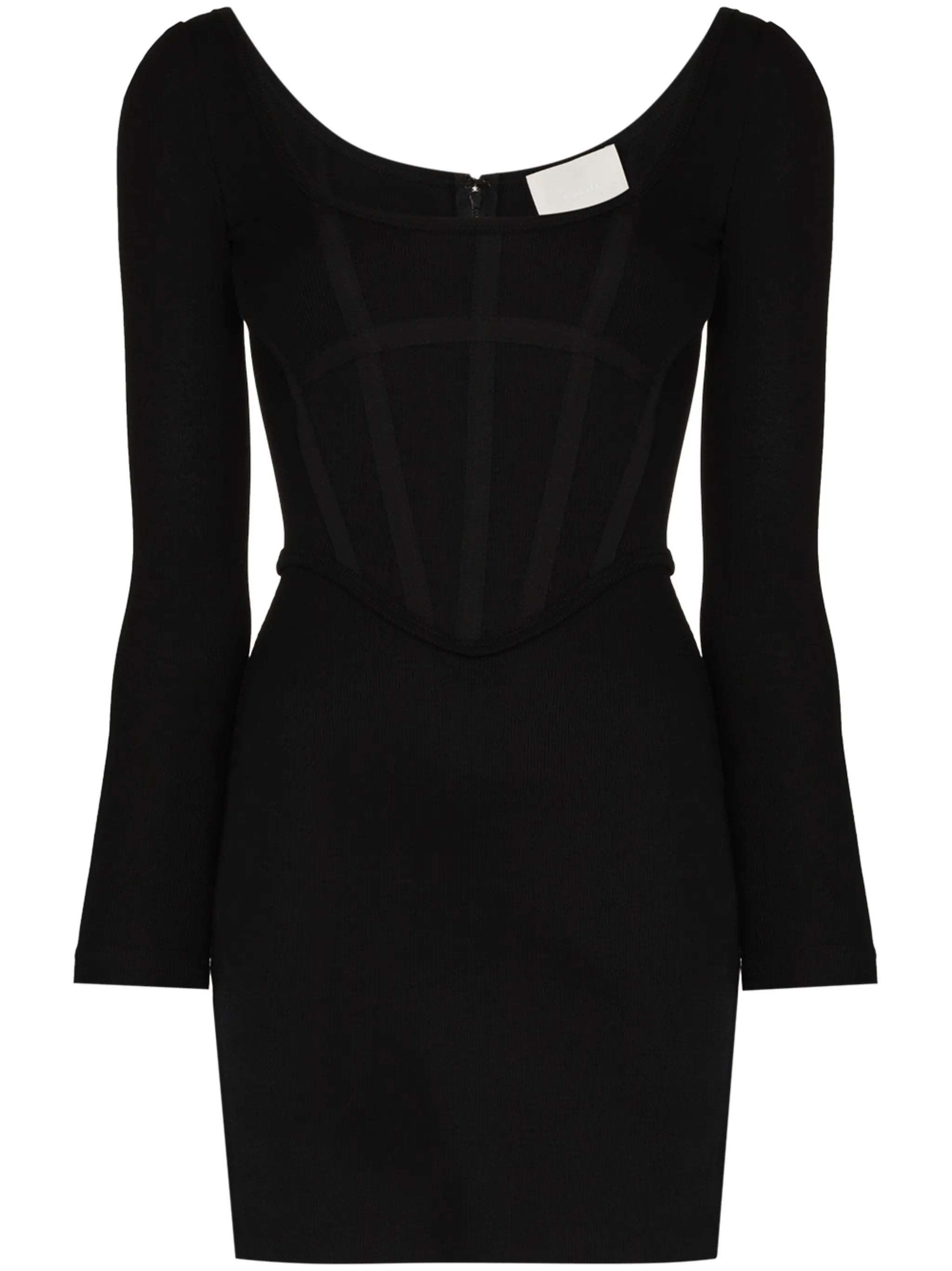 boned mini dress