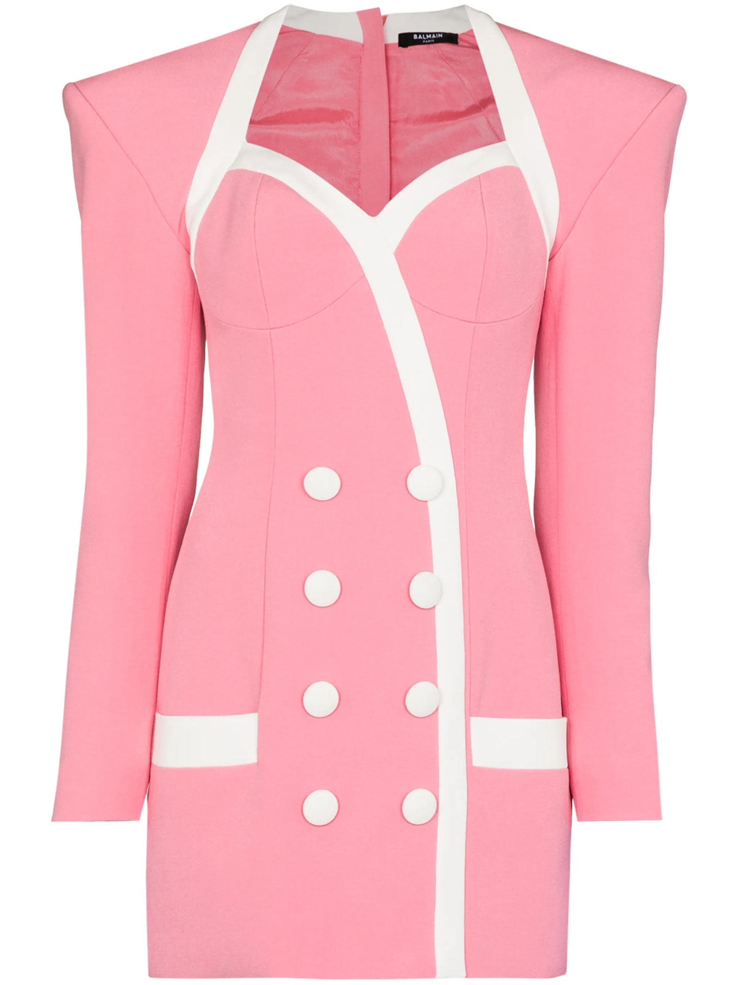 double-breasted blazer dress