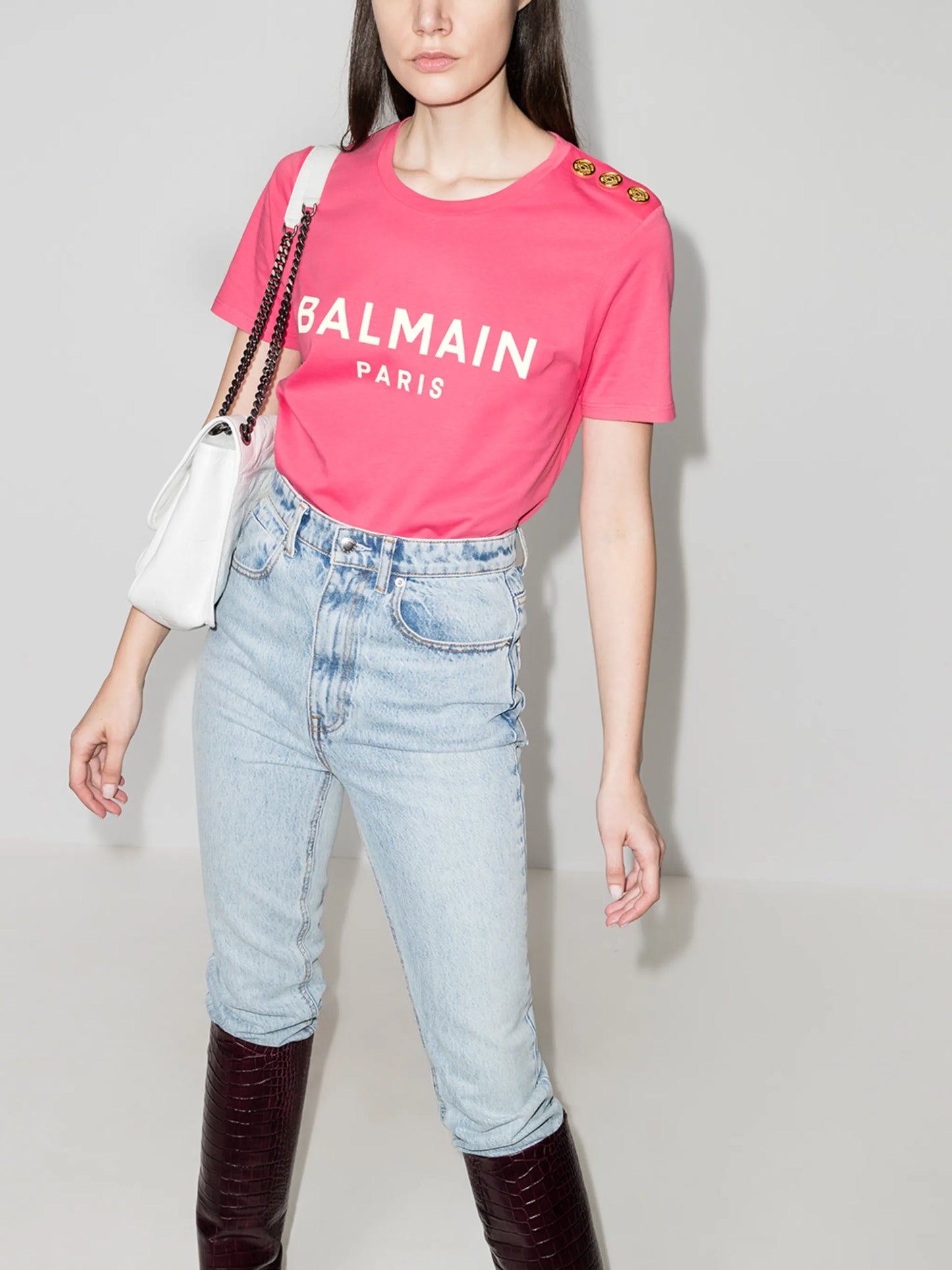 logo print cotton T-shirt