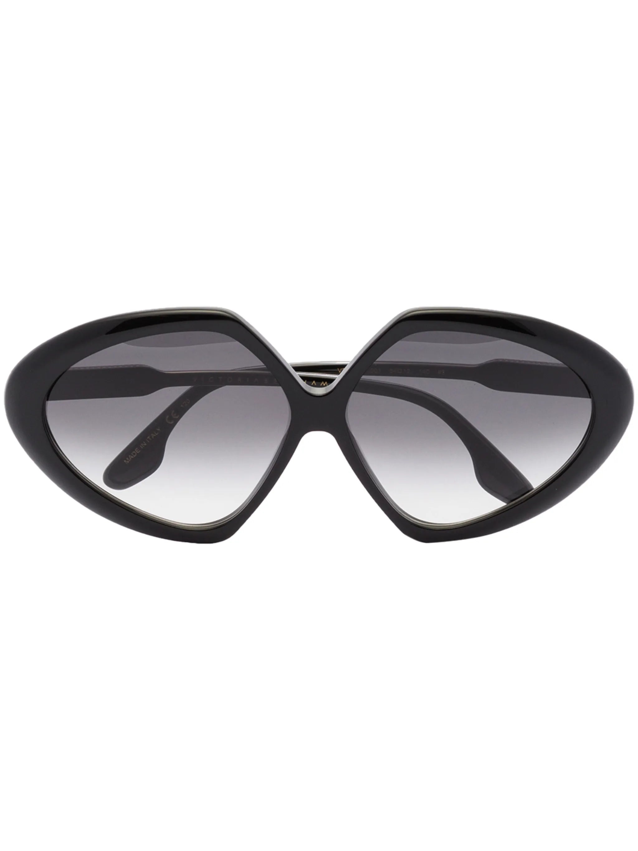 oversized butterfly-frame sunglasses