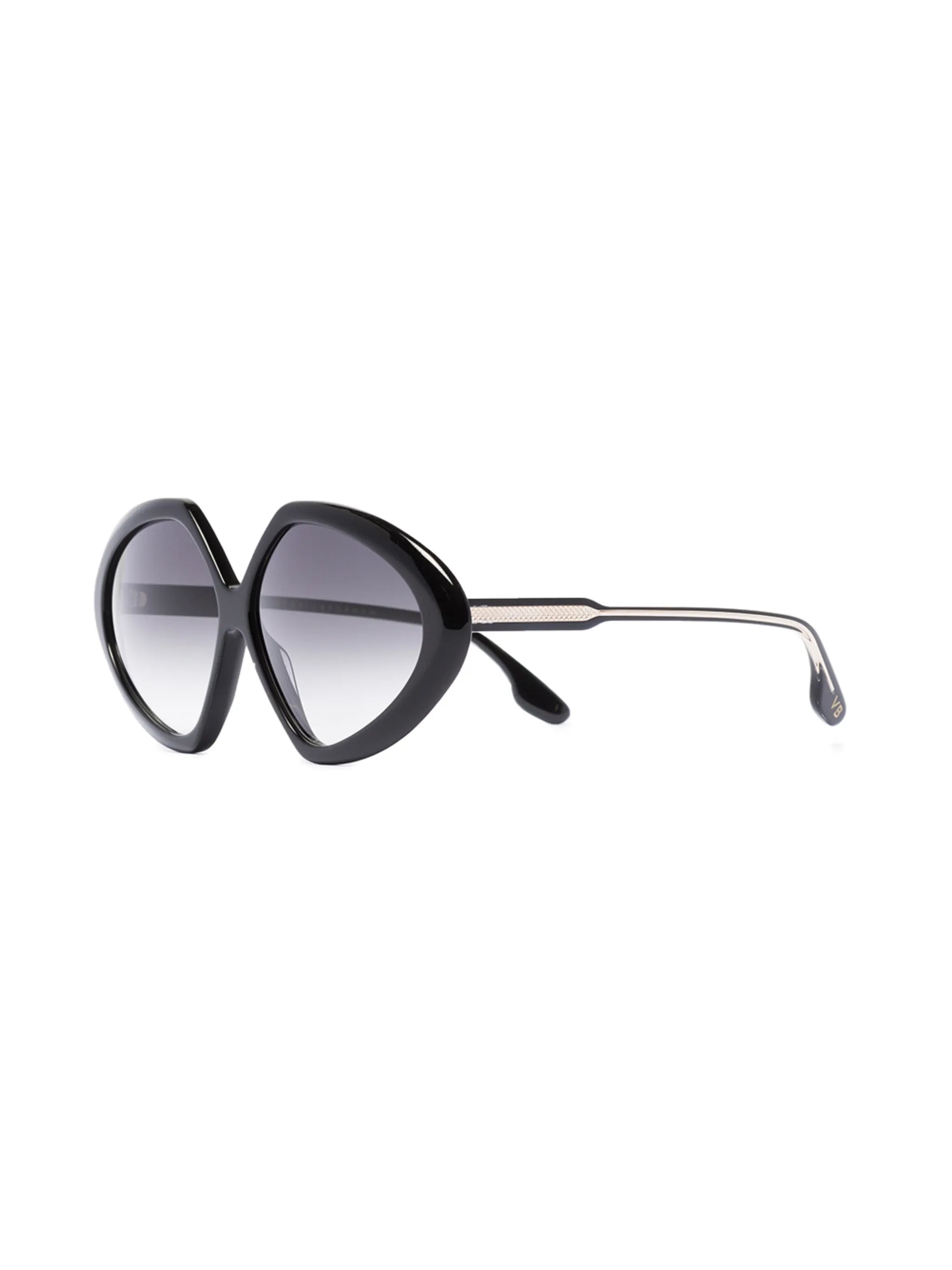 oversized butterfly-frame sunglasses