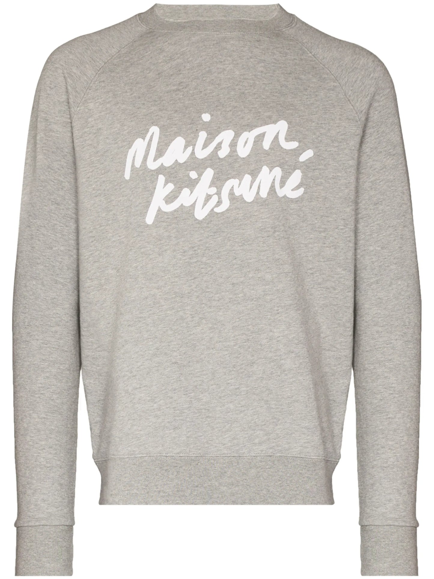 logo print cotton sweatshirt