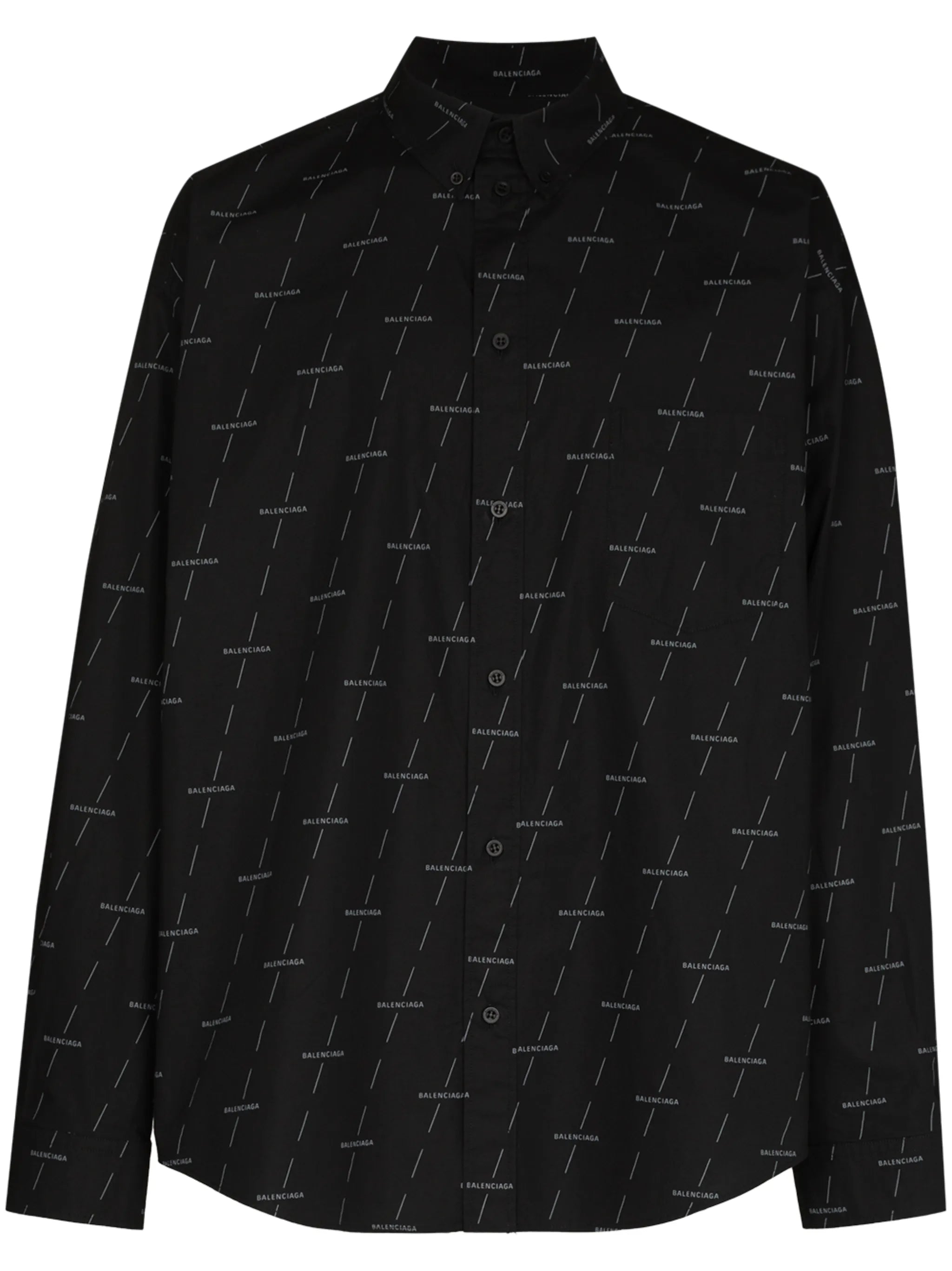 logo-print oversized shirt