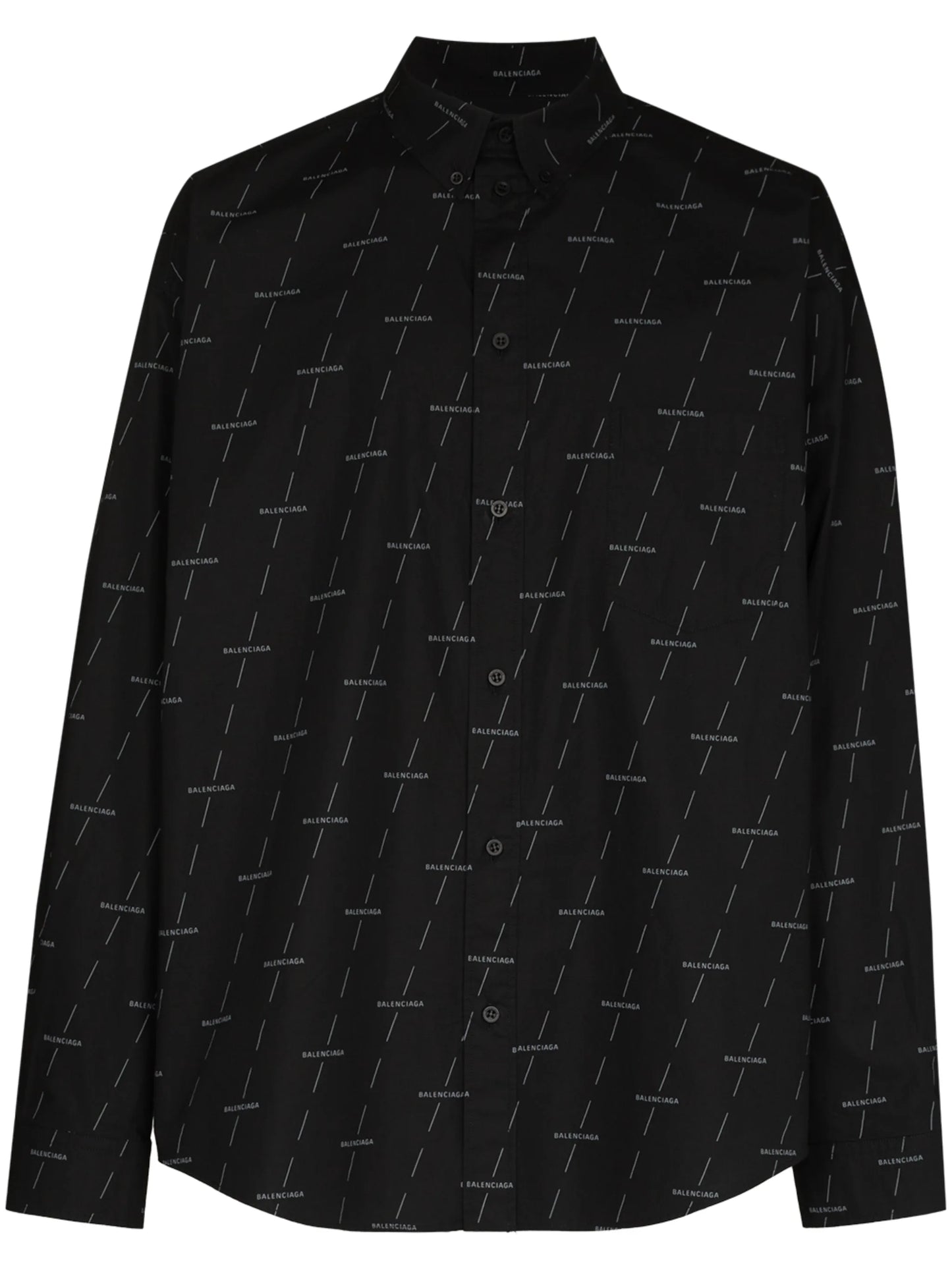 logo-print oversized shirt
