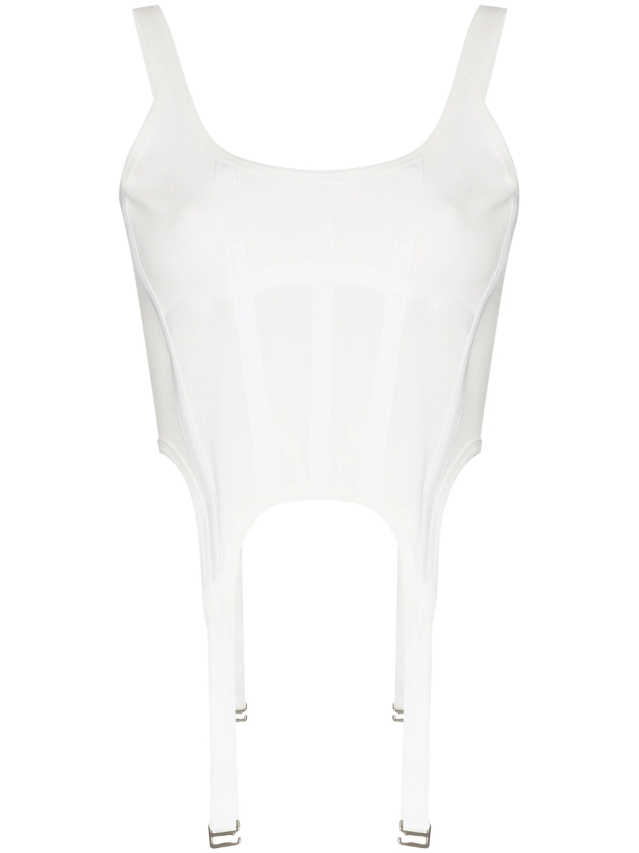 panelled corset top