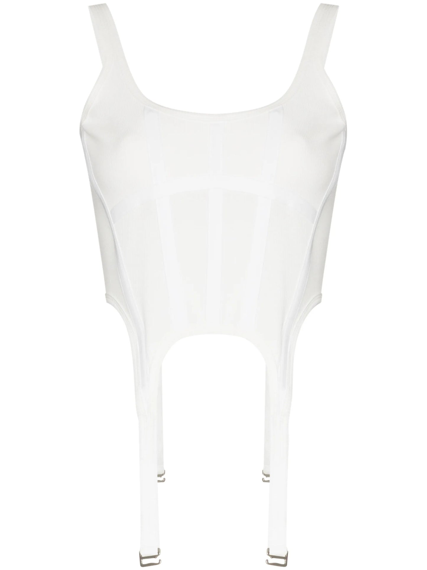 panelled corset top