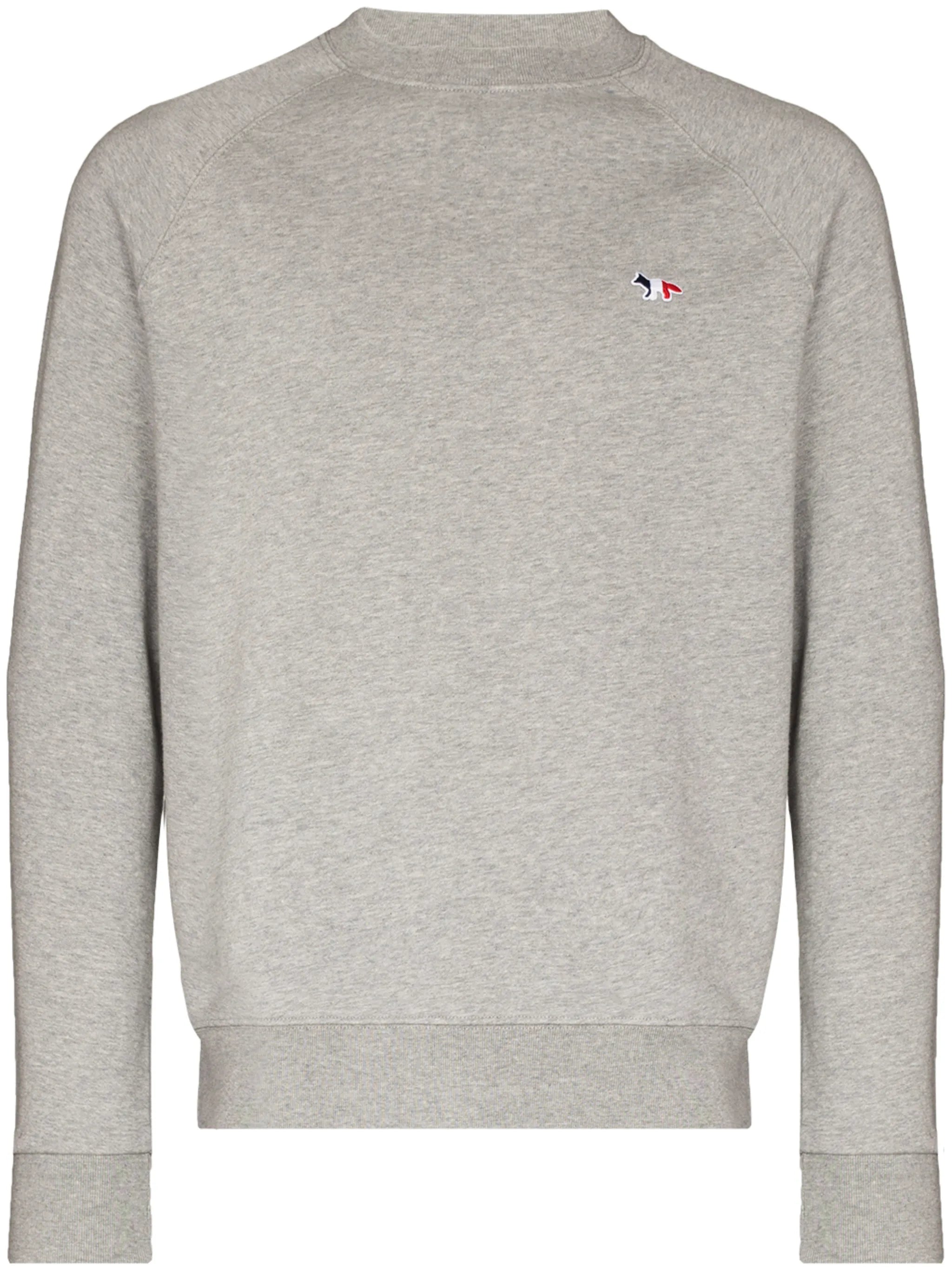 embroidered logo sweatshirt