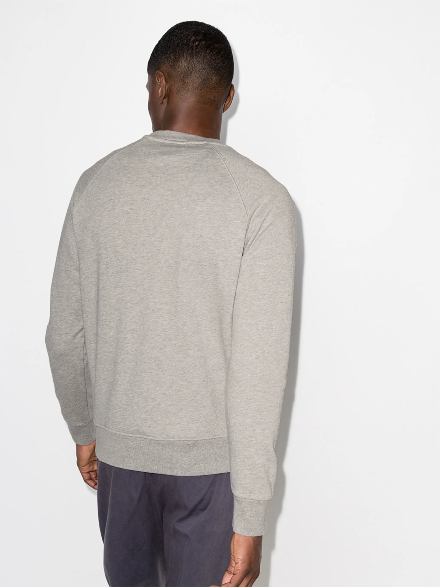 embroidered logo sweatshirt