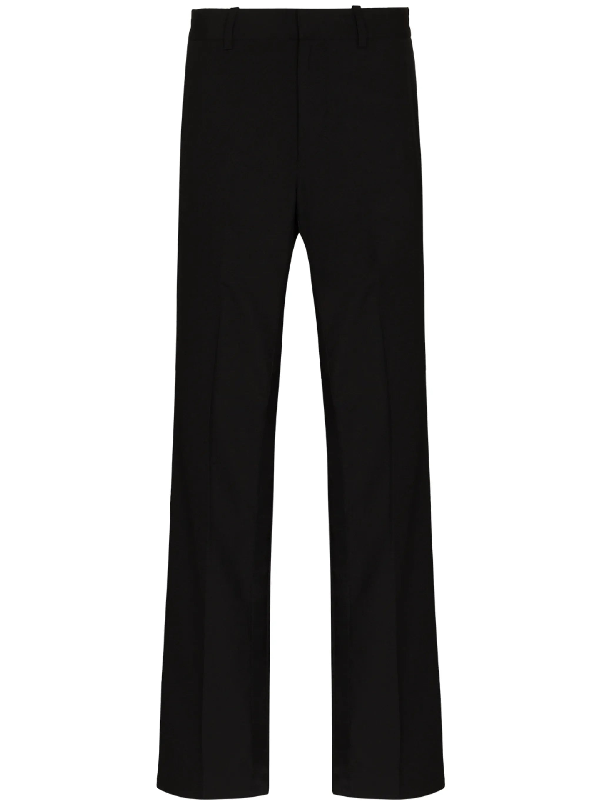side-stripe straight-leg trousers