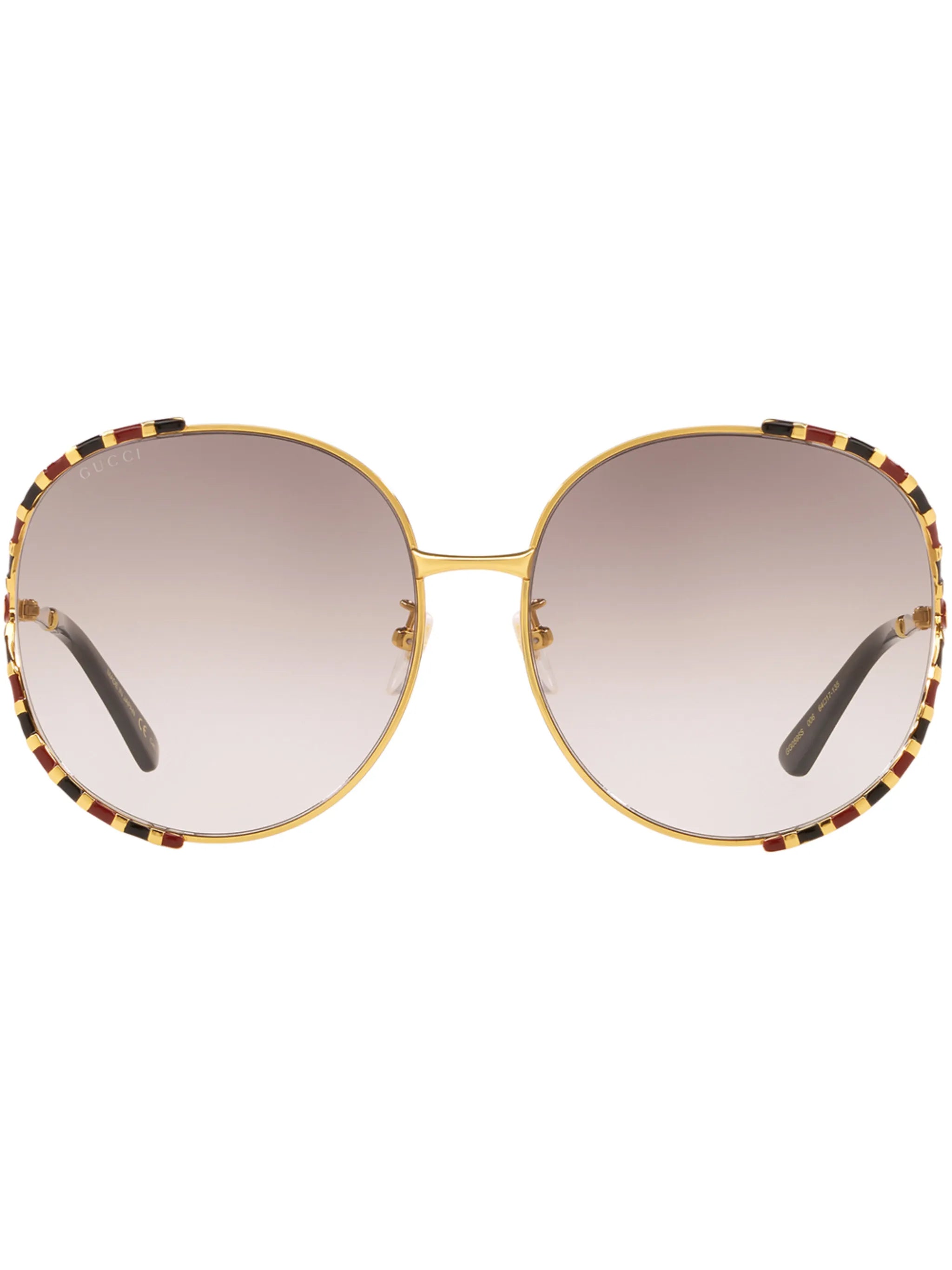 GG0595S round-frame sunglasses