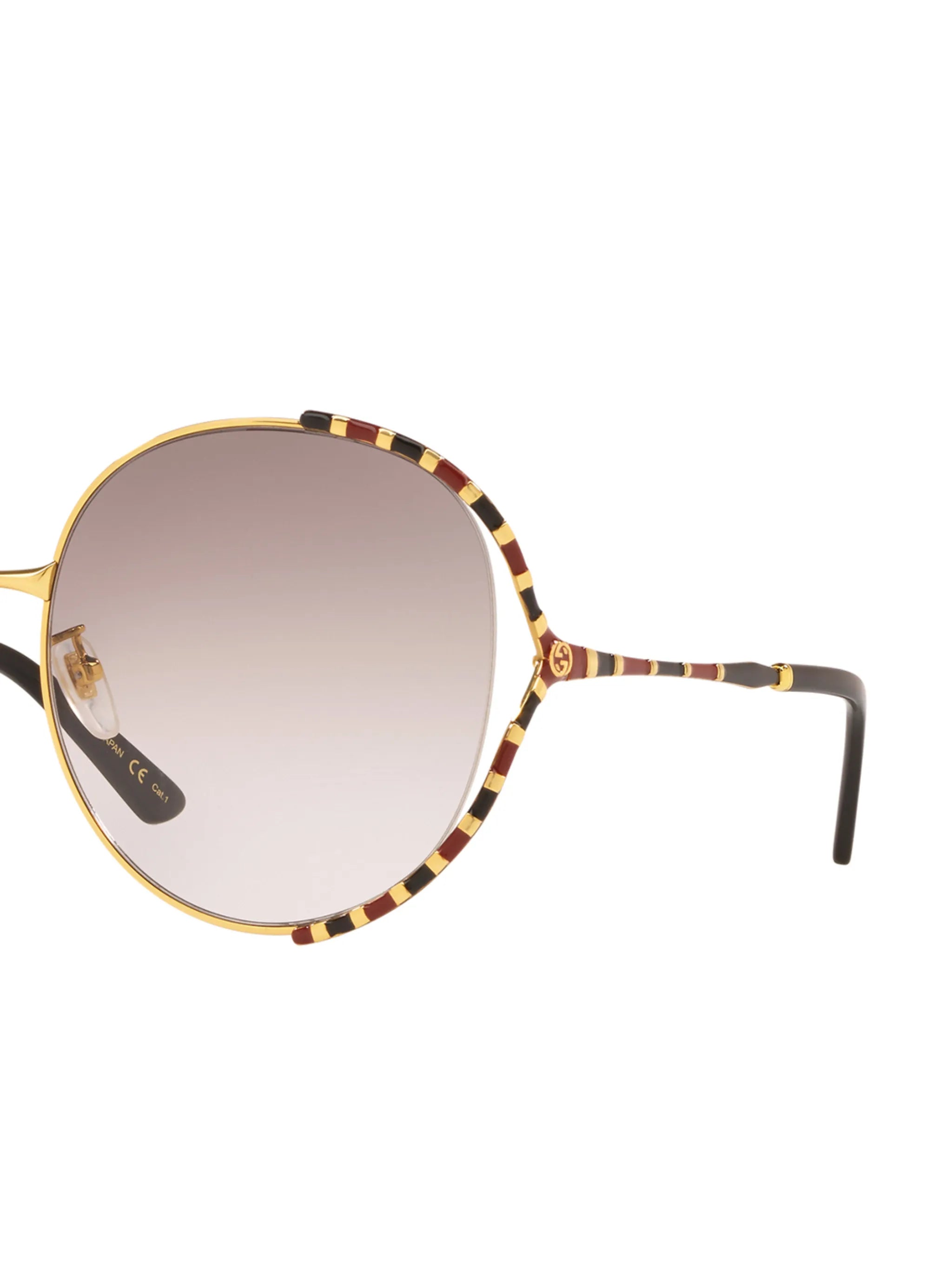 GG0595S round-frame sunglasses