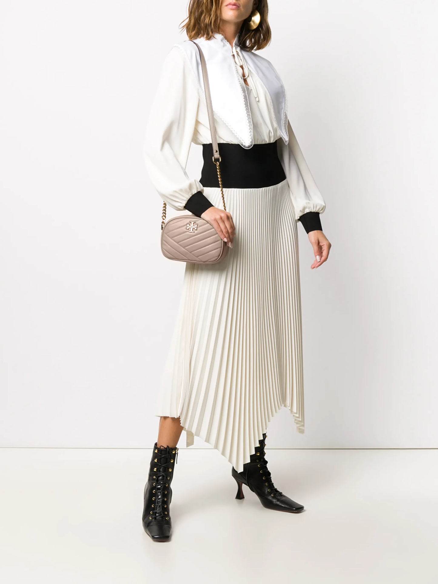 Kira chevron quilted cross-body bag