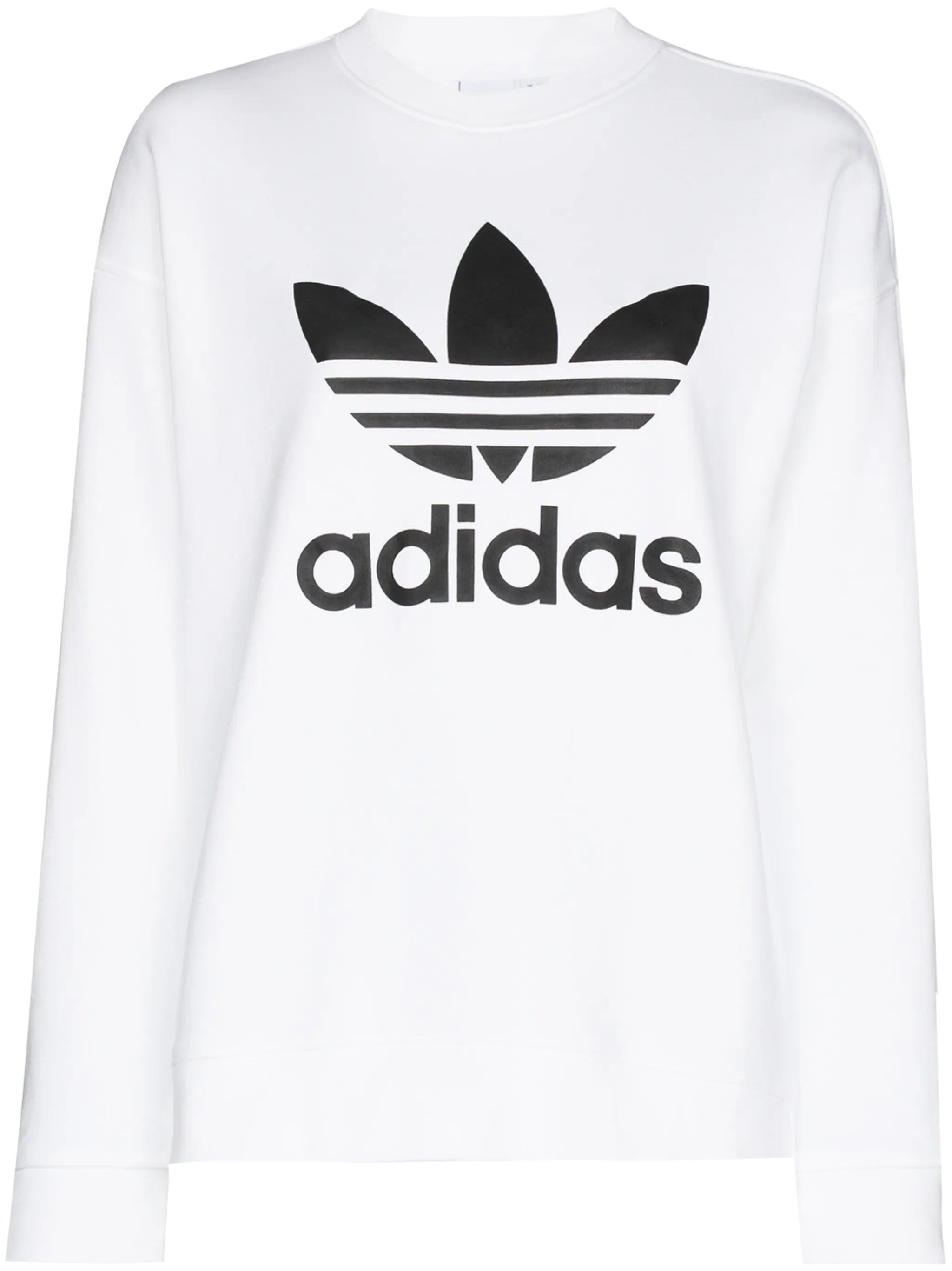 Trefoil logo-print sweatshirt