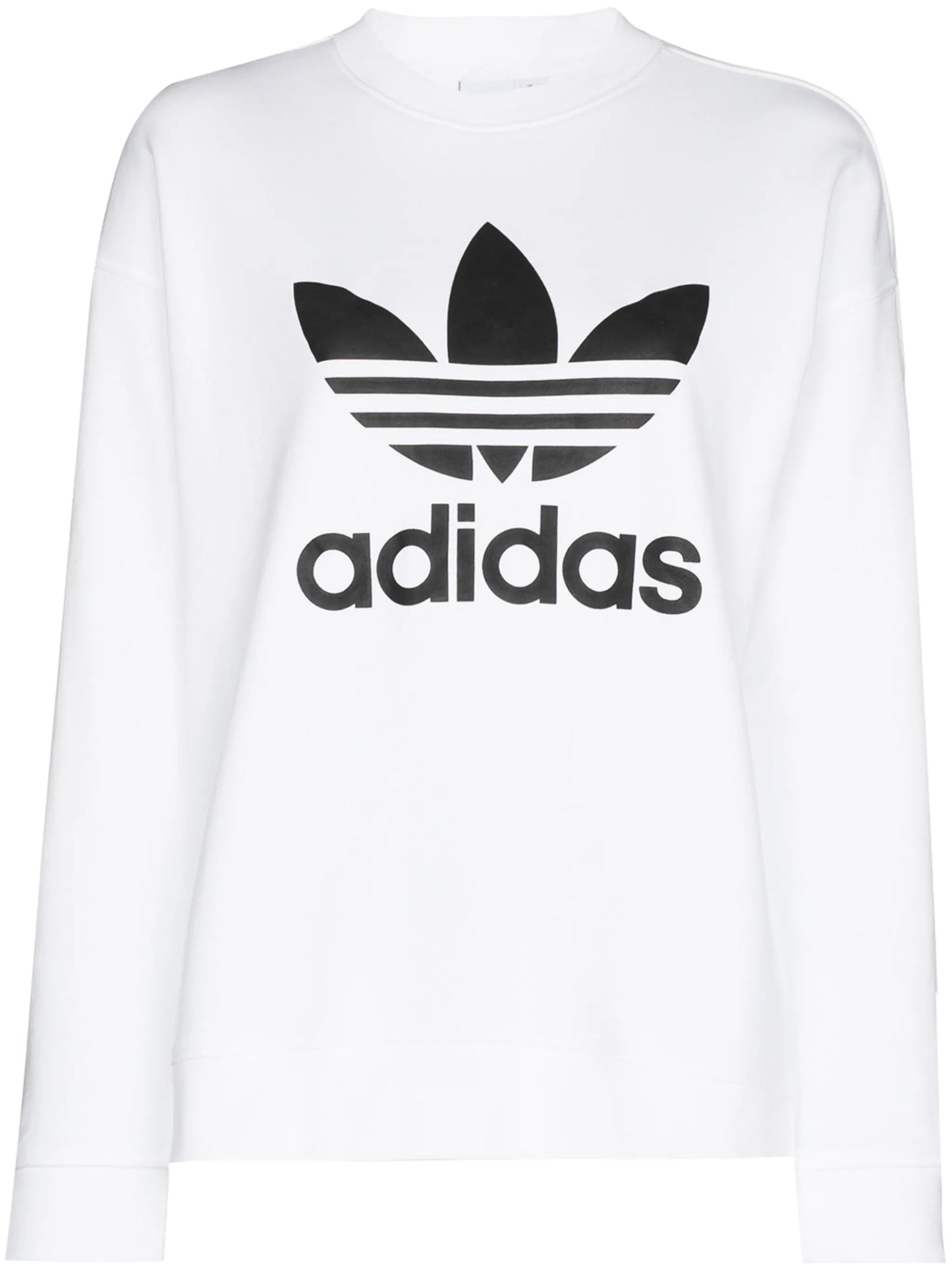 Trefoil logo-print sweatshirt