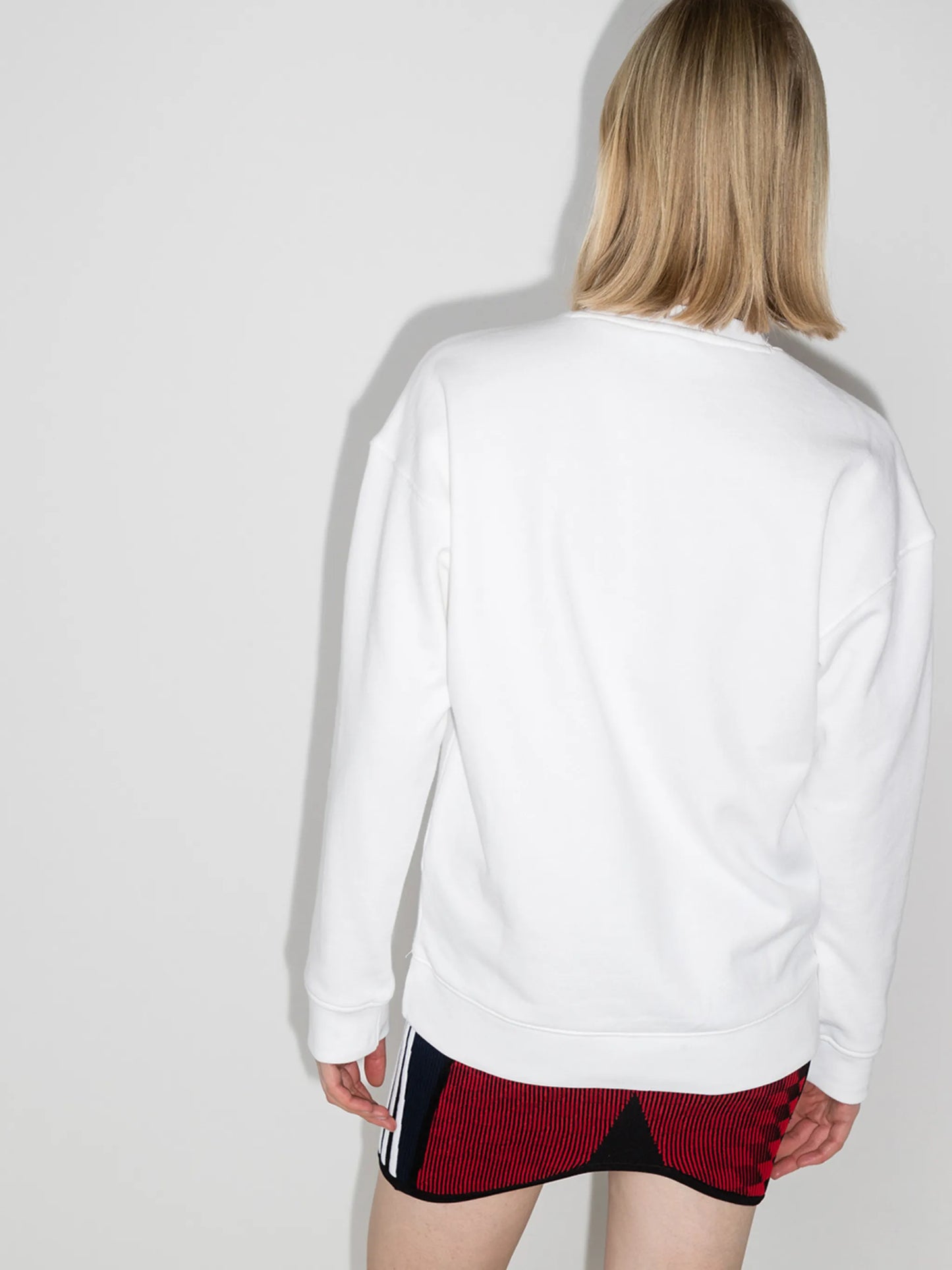 Trefoil logo-print sweatshirt