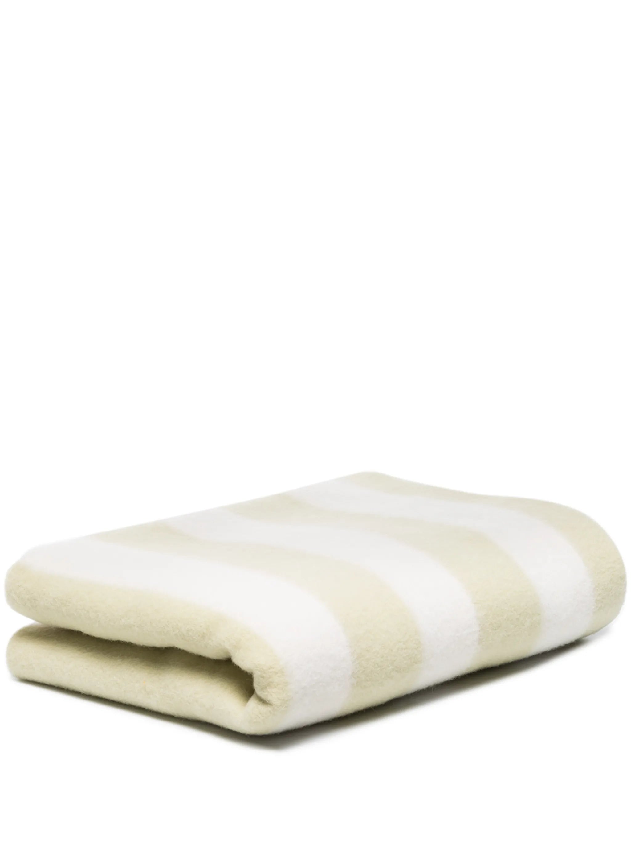 stripe pattern knit blanket
