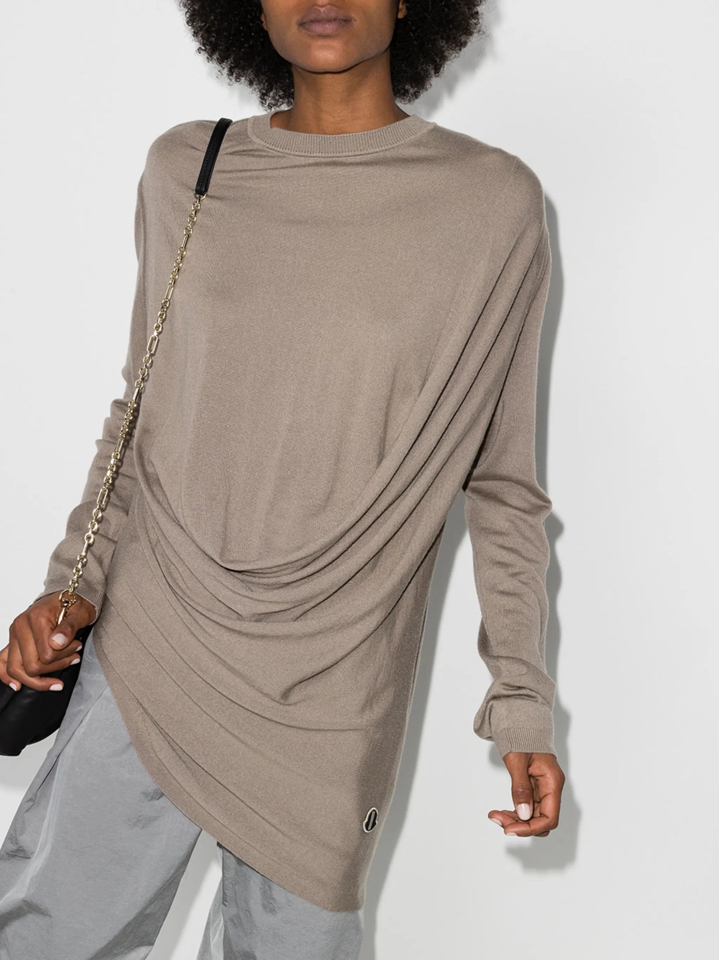 draped-design top