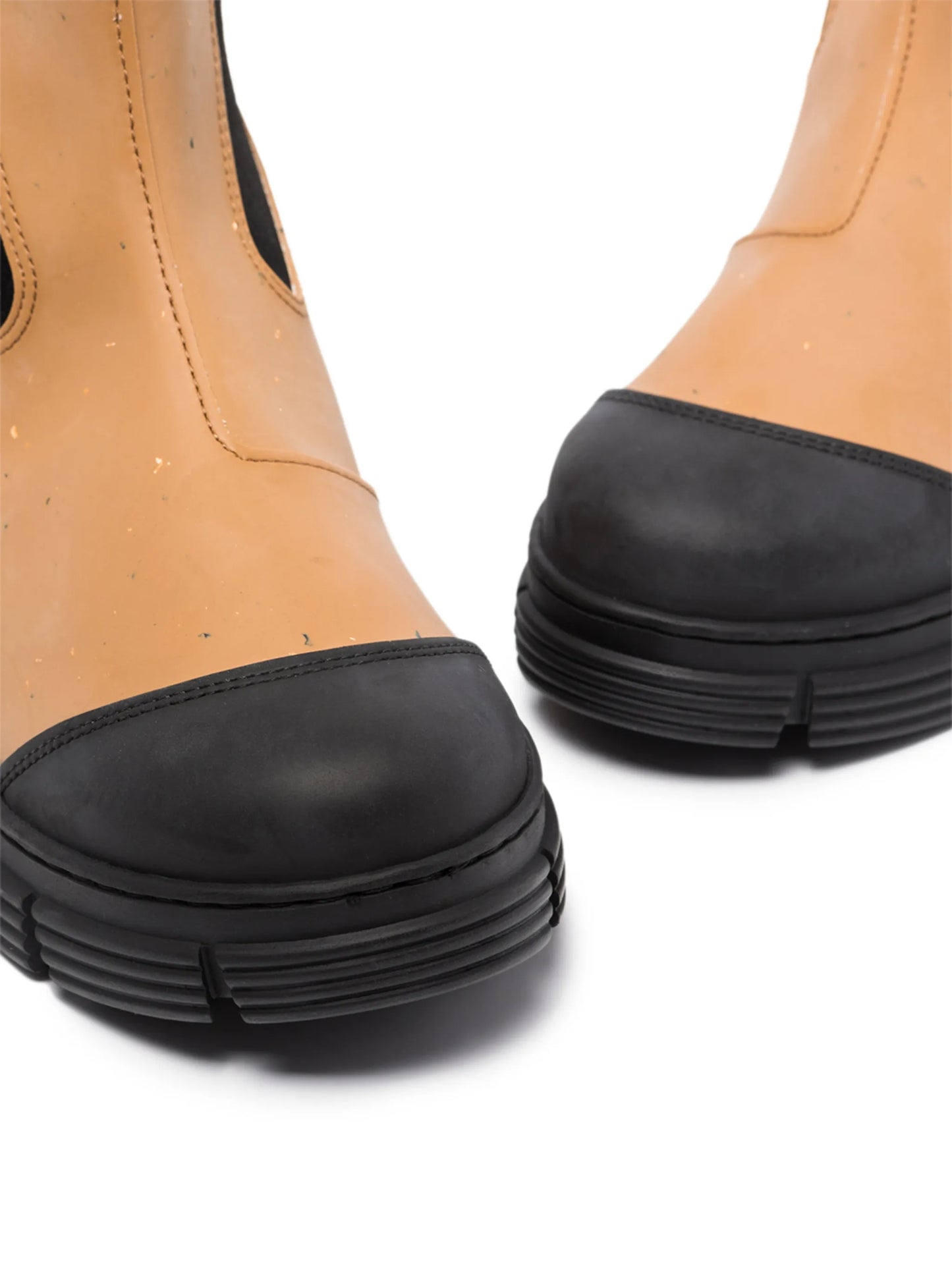 two-tone chunky Chelsea boots