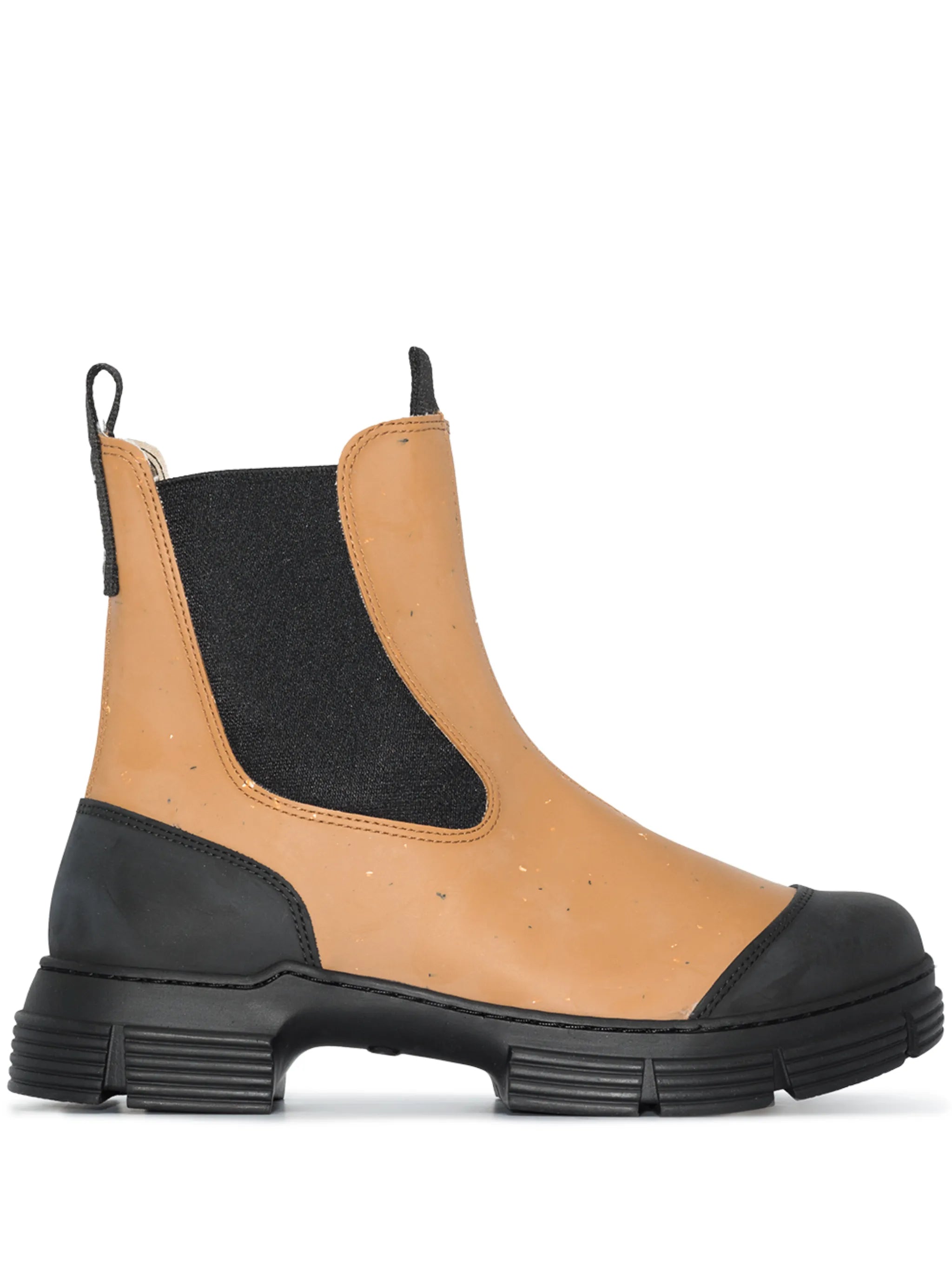 two-tone chunky Chelsea boots