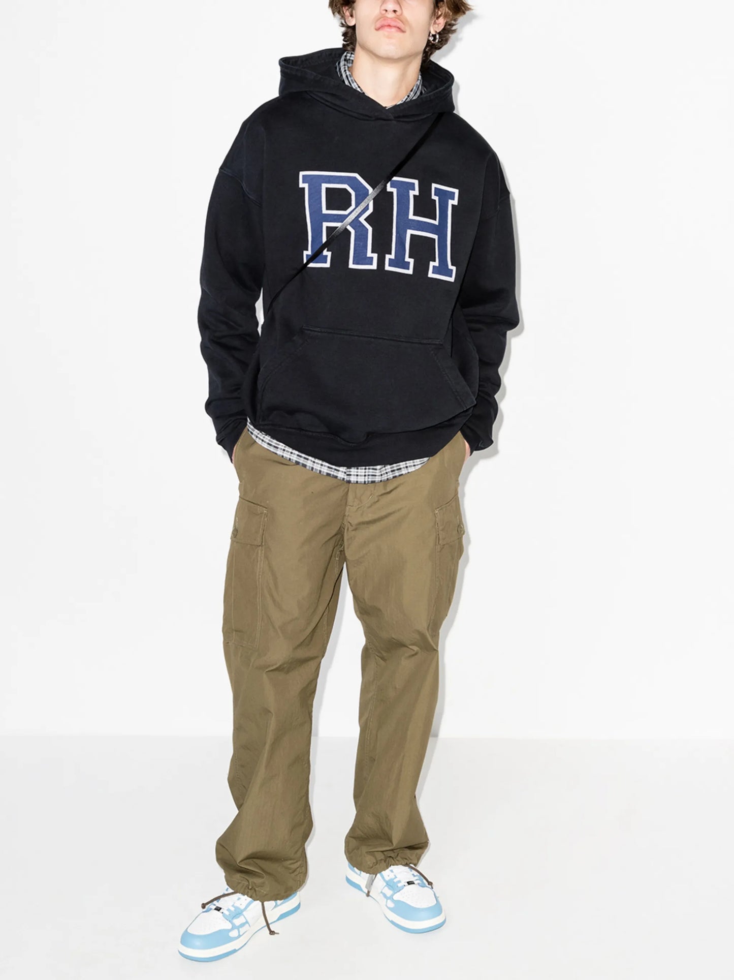 logo-print long-sleeve hoodie