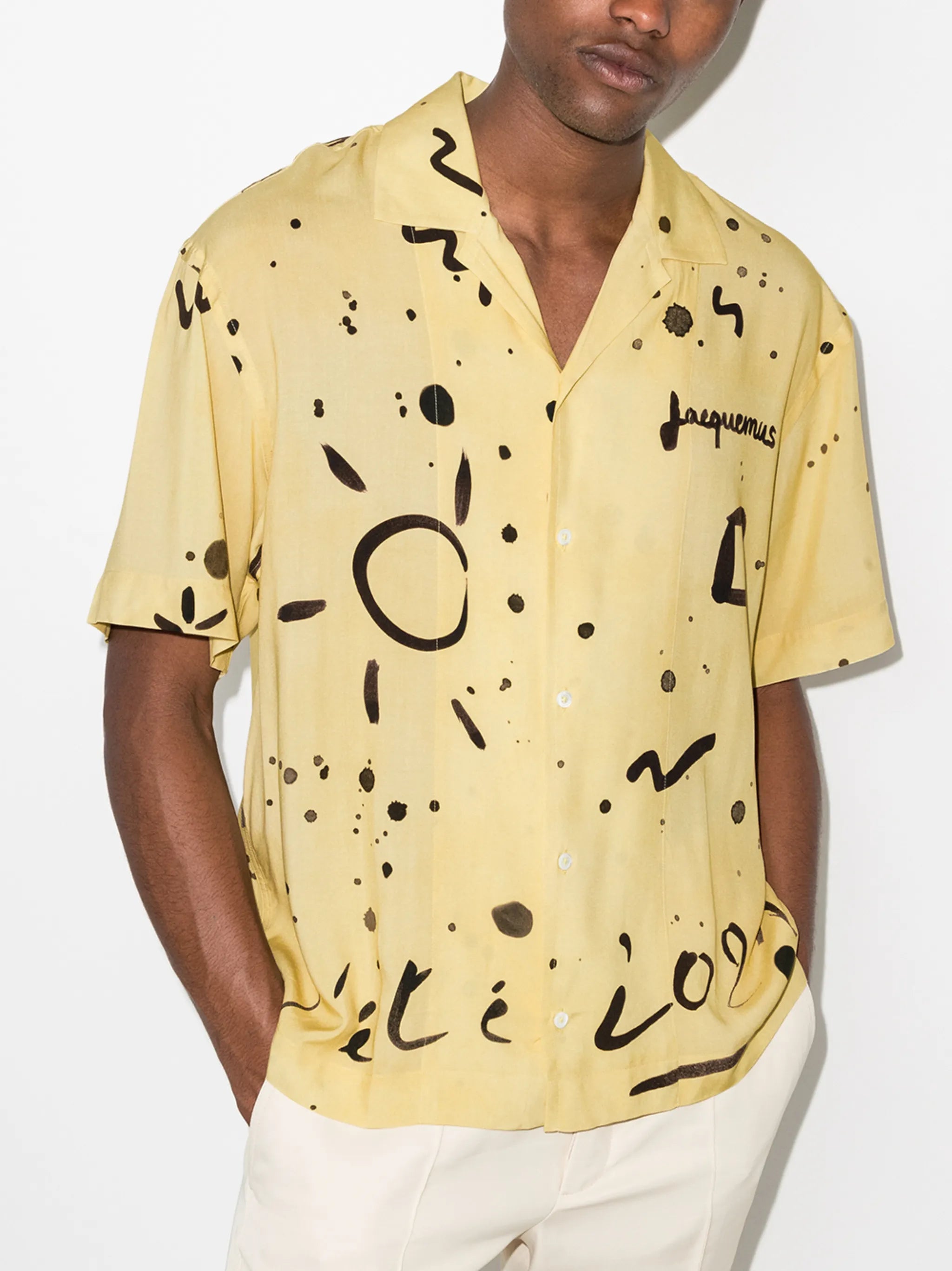 La Chemise Jean abstract-print shirt