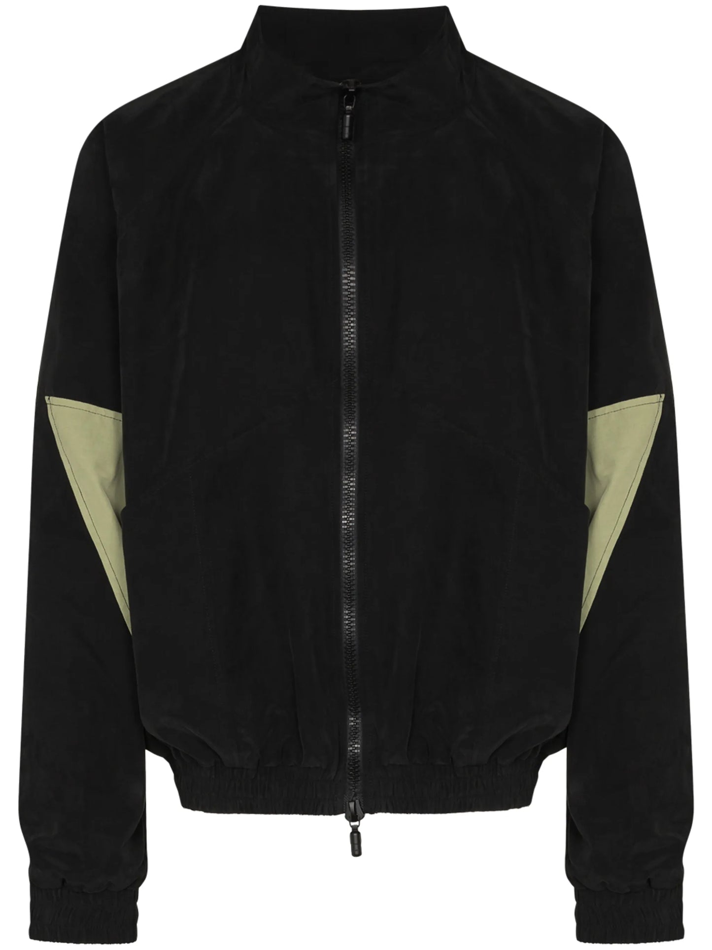 panelled zip-front jacket