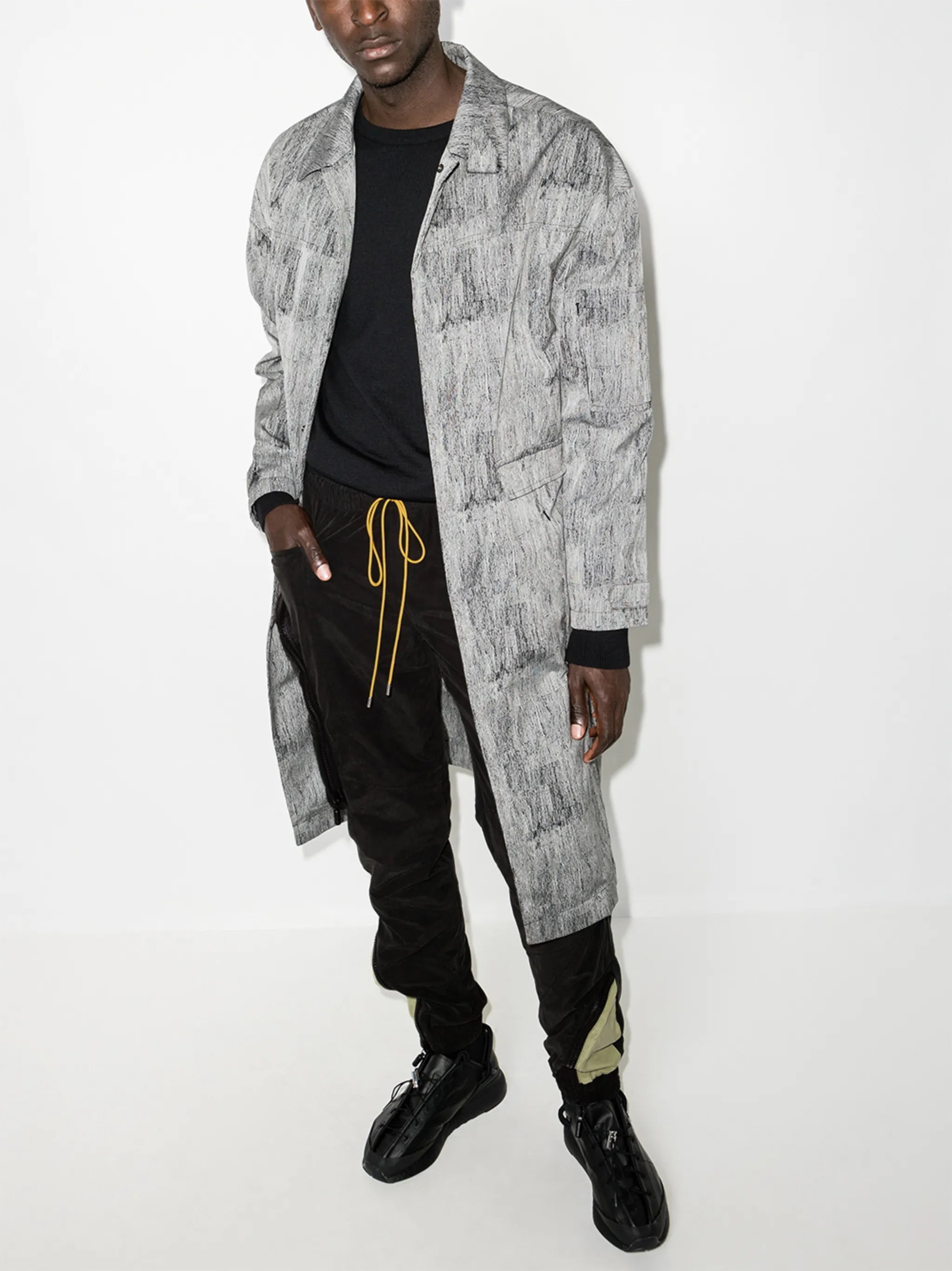 Yatching dual-panel track pants