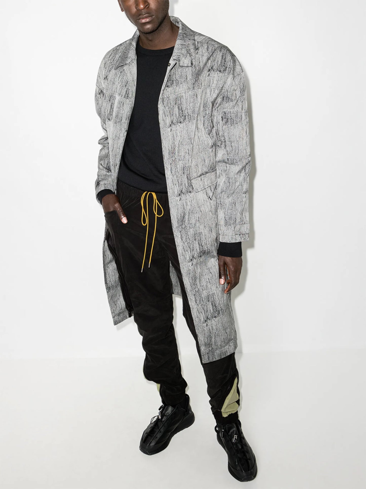 Yatching dual-panel track pants