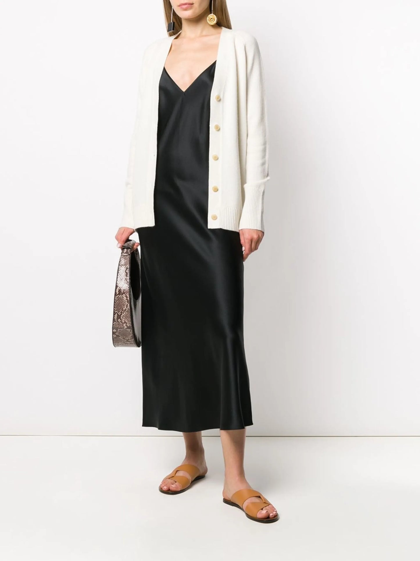 Clea V-neck slip dress