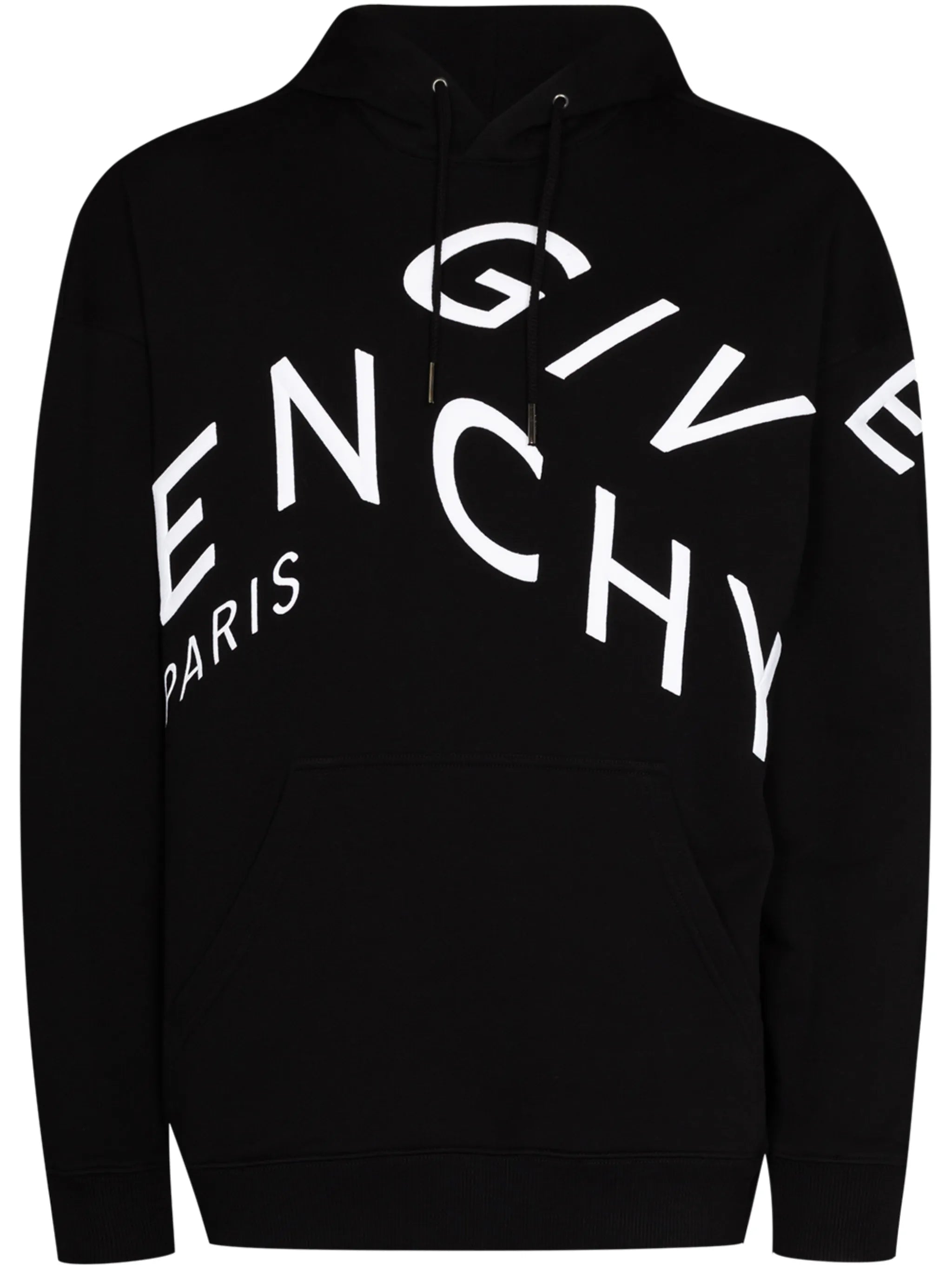 logo-print cotton hoodie