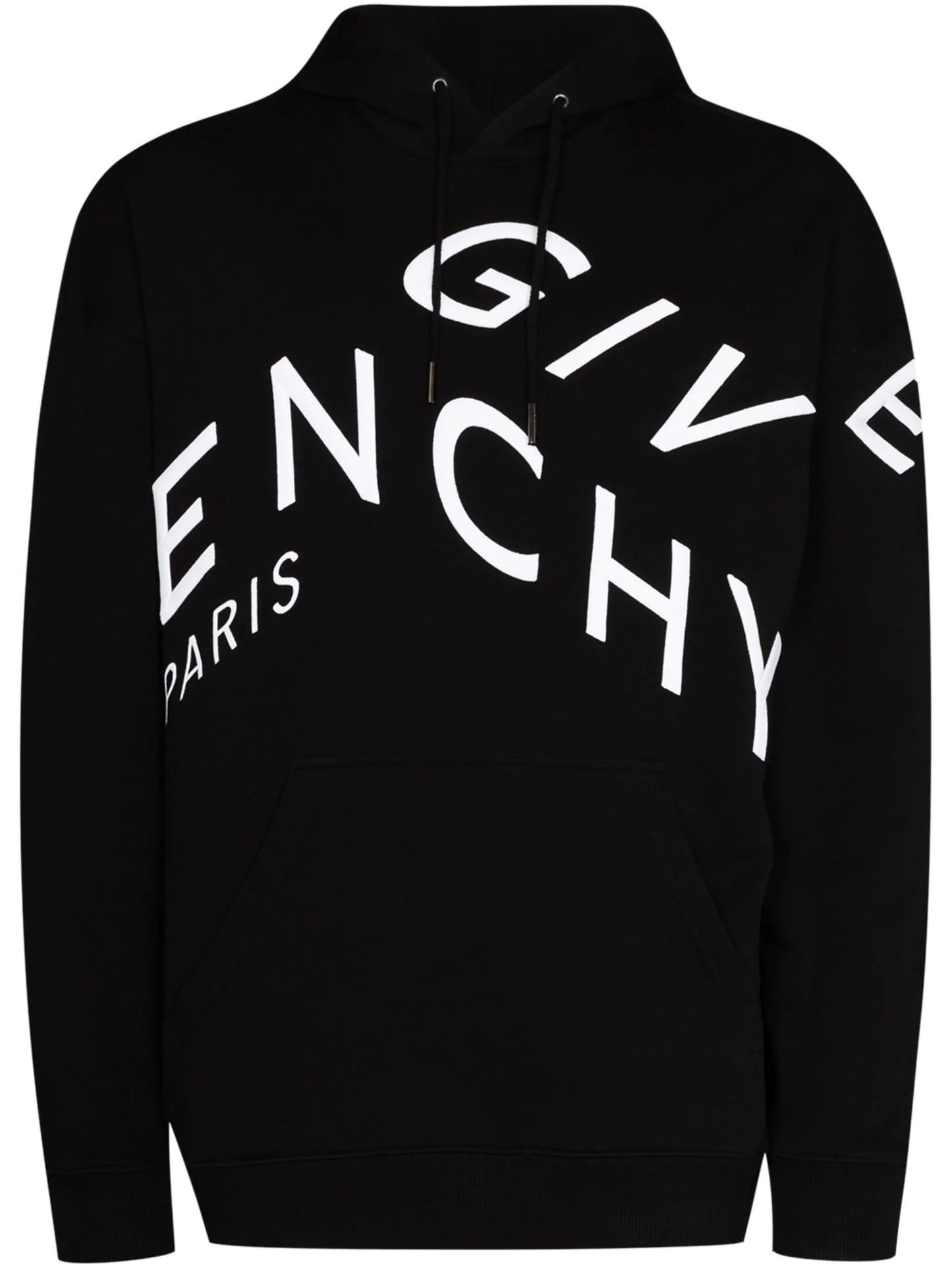 logo-print cotton hoodie