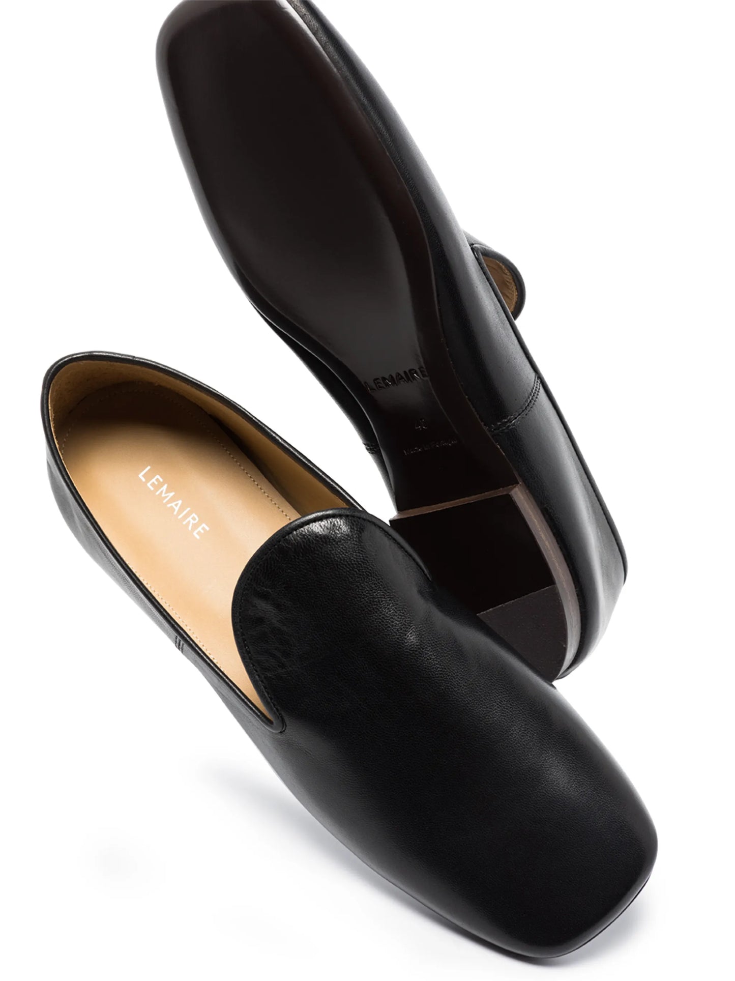 square toe loafers