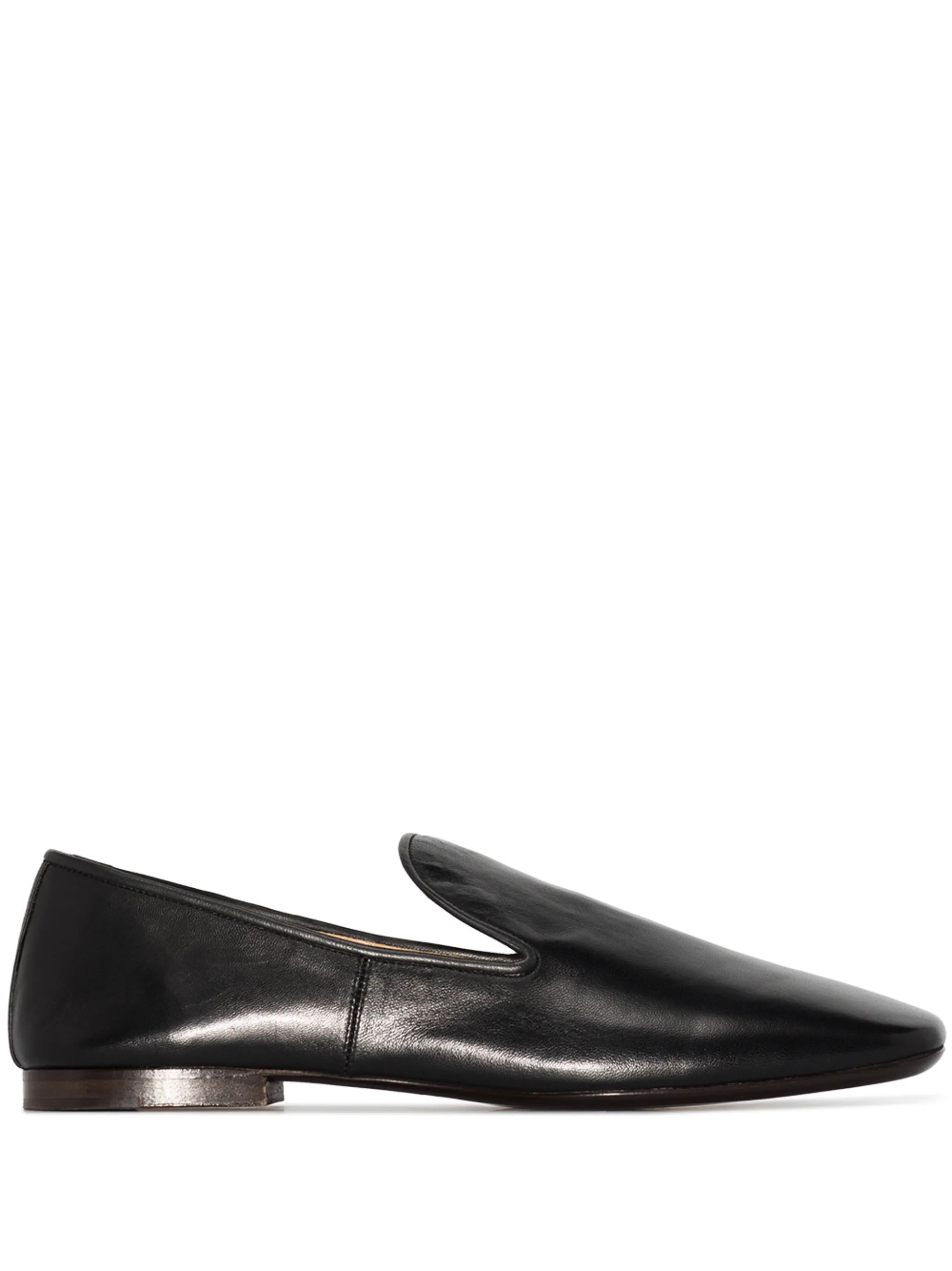 square toe loafers
