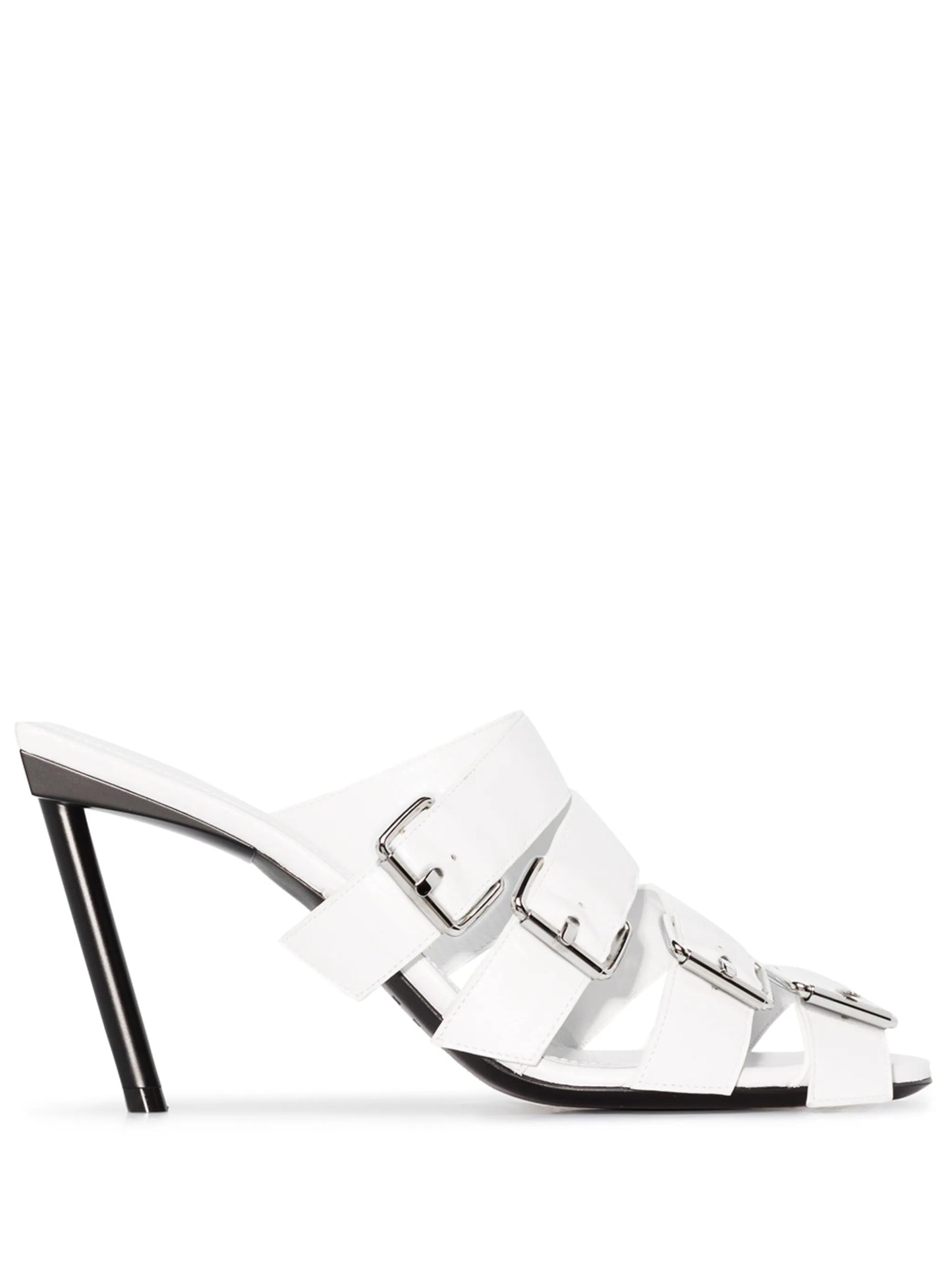 80mm leather mules