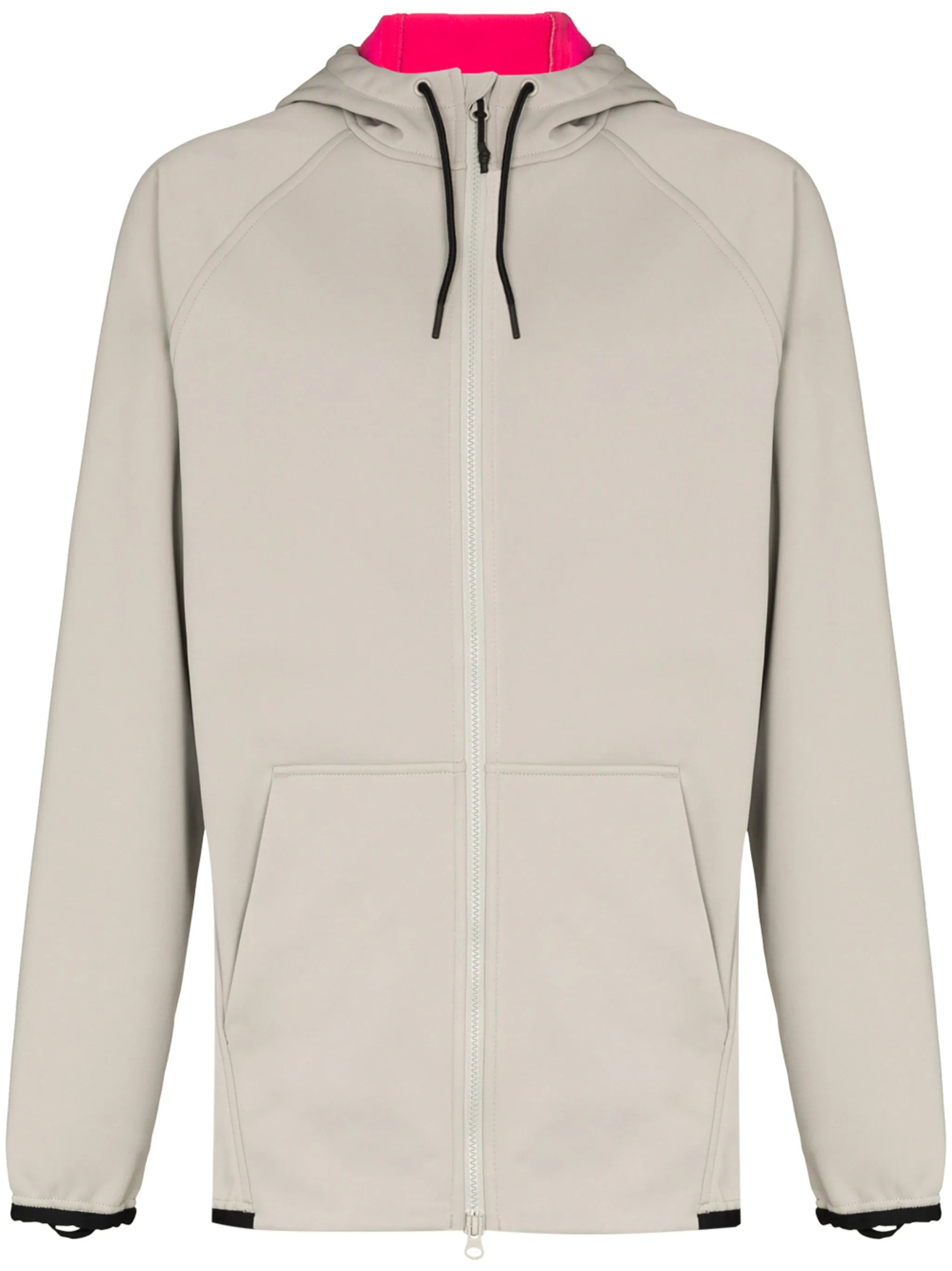 Crown zip-up fleece hoodie
