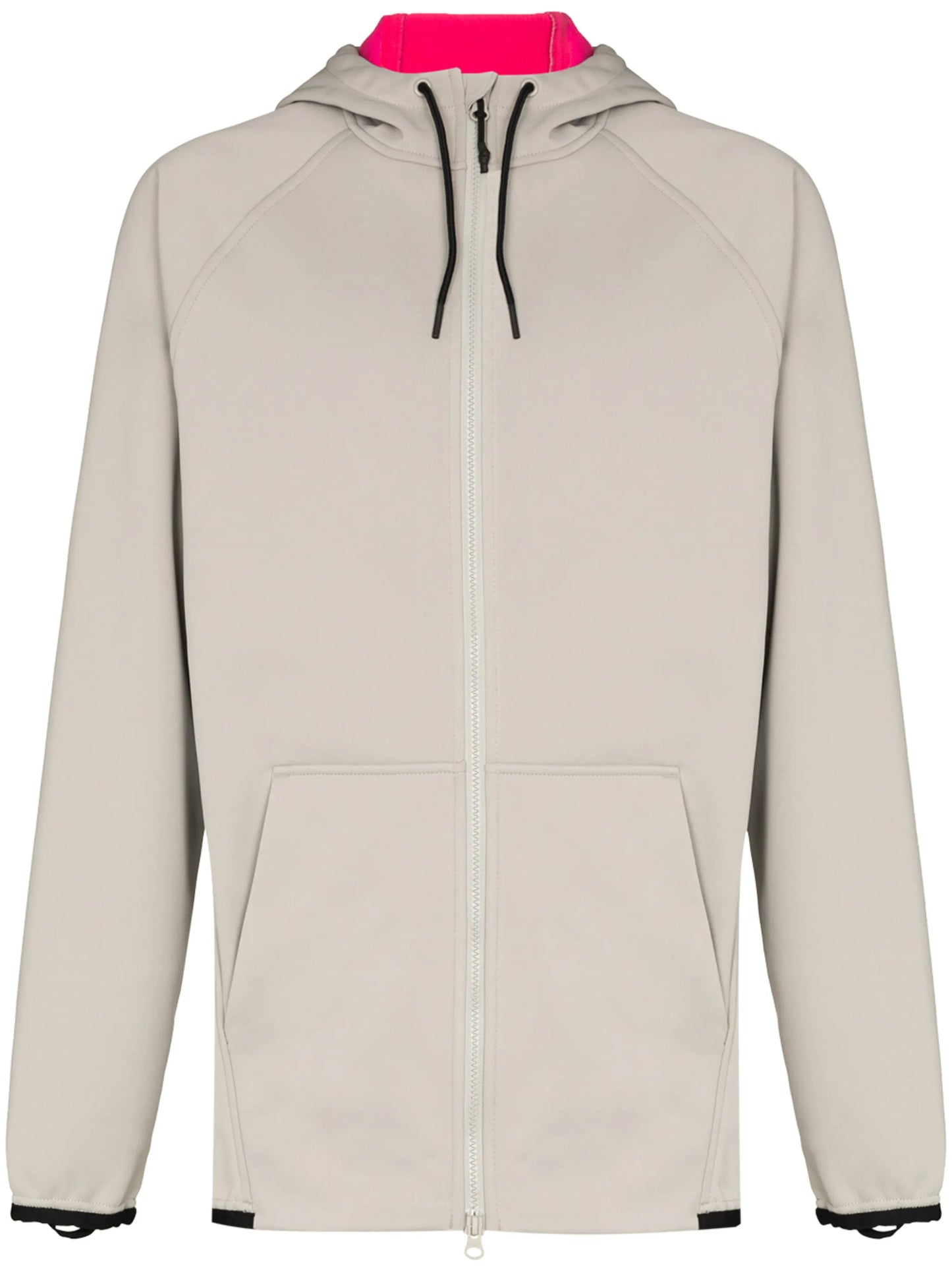 Crown zip-up fleece hoodie