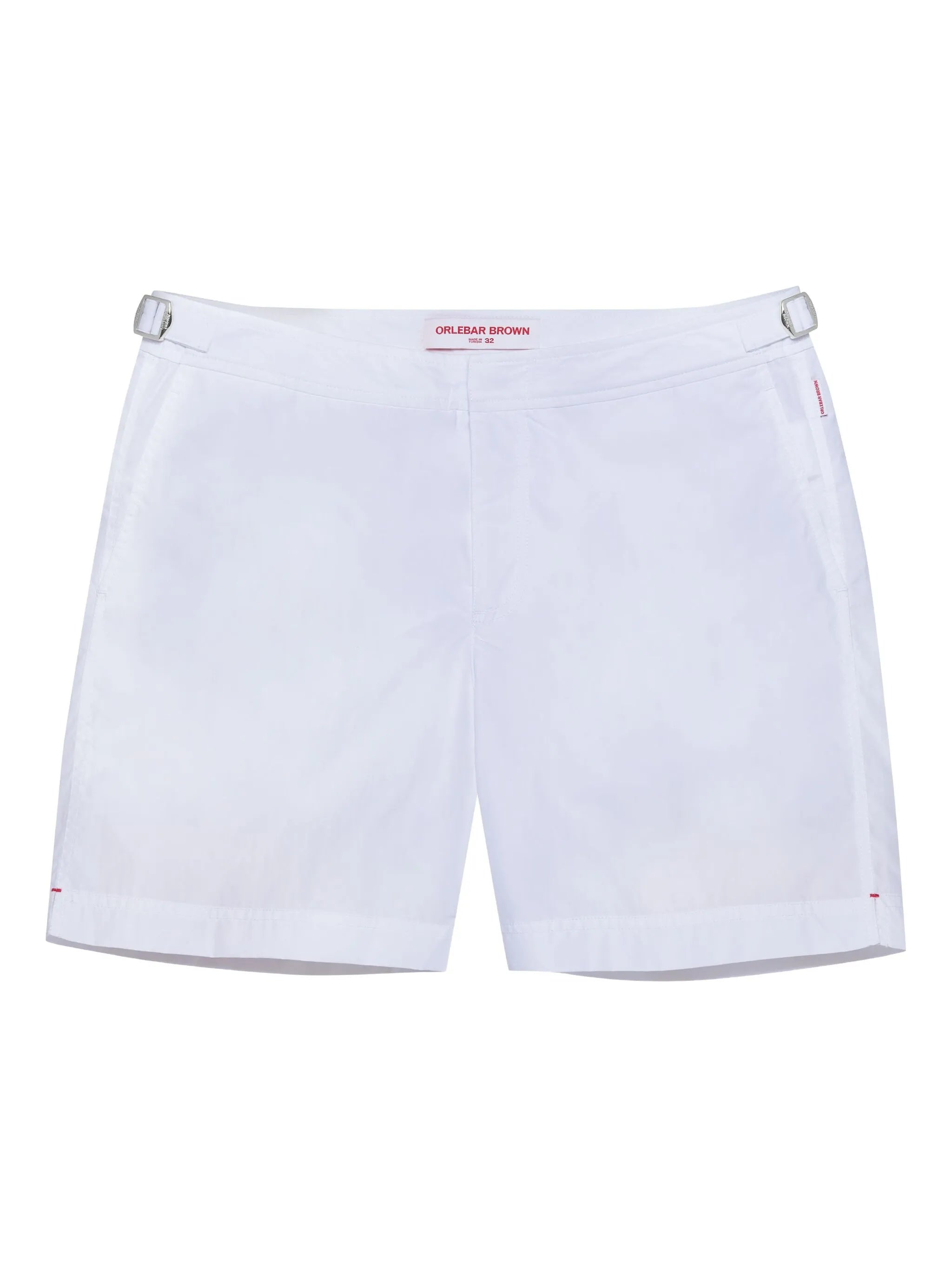 Bulldog buckle detailed swim shorts