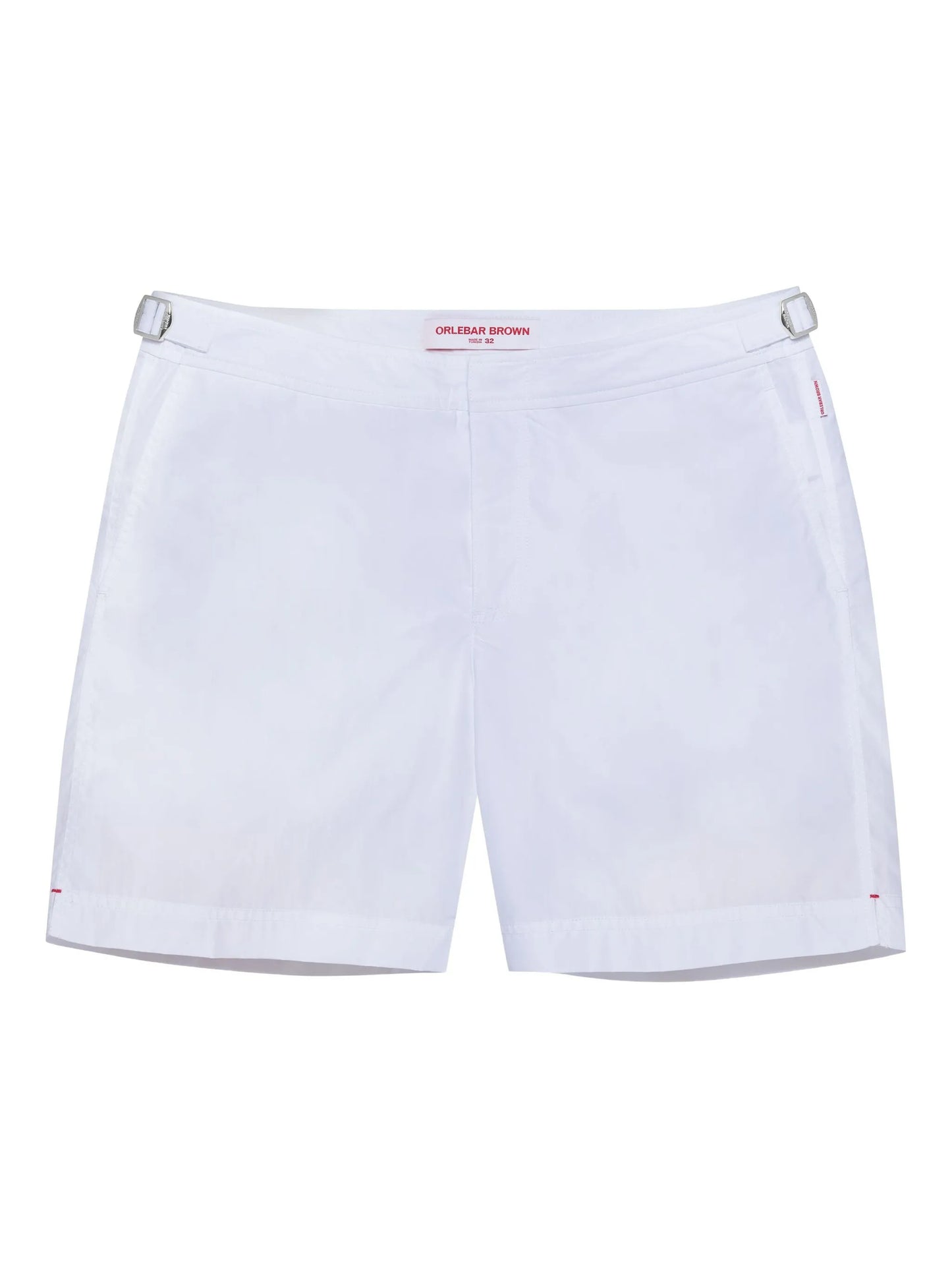 Bulldog buckle detailed swim shorts