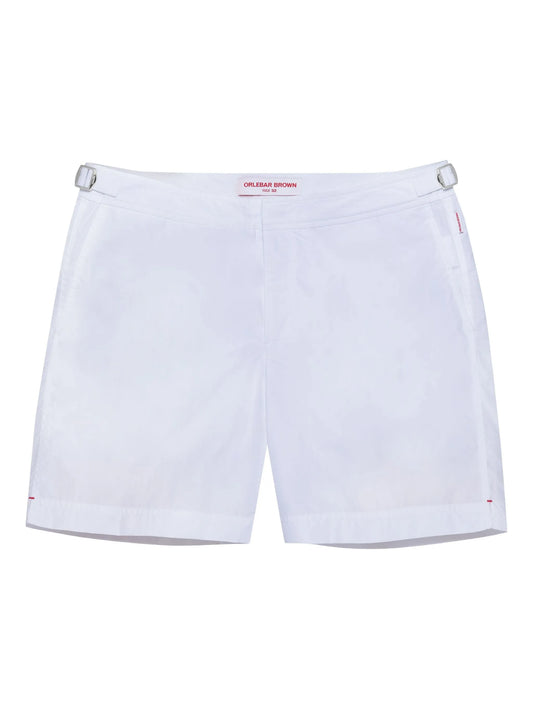 Bulldog buckle detailed swim shorts
